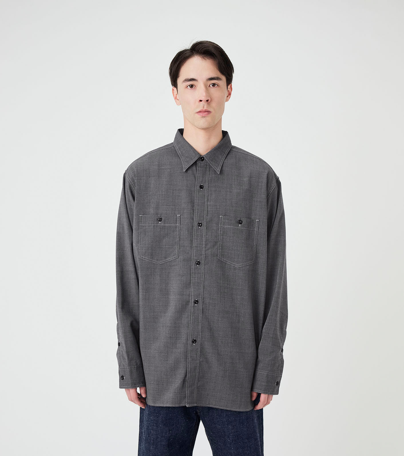 nanamica / Polyester Wool Field Shirt