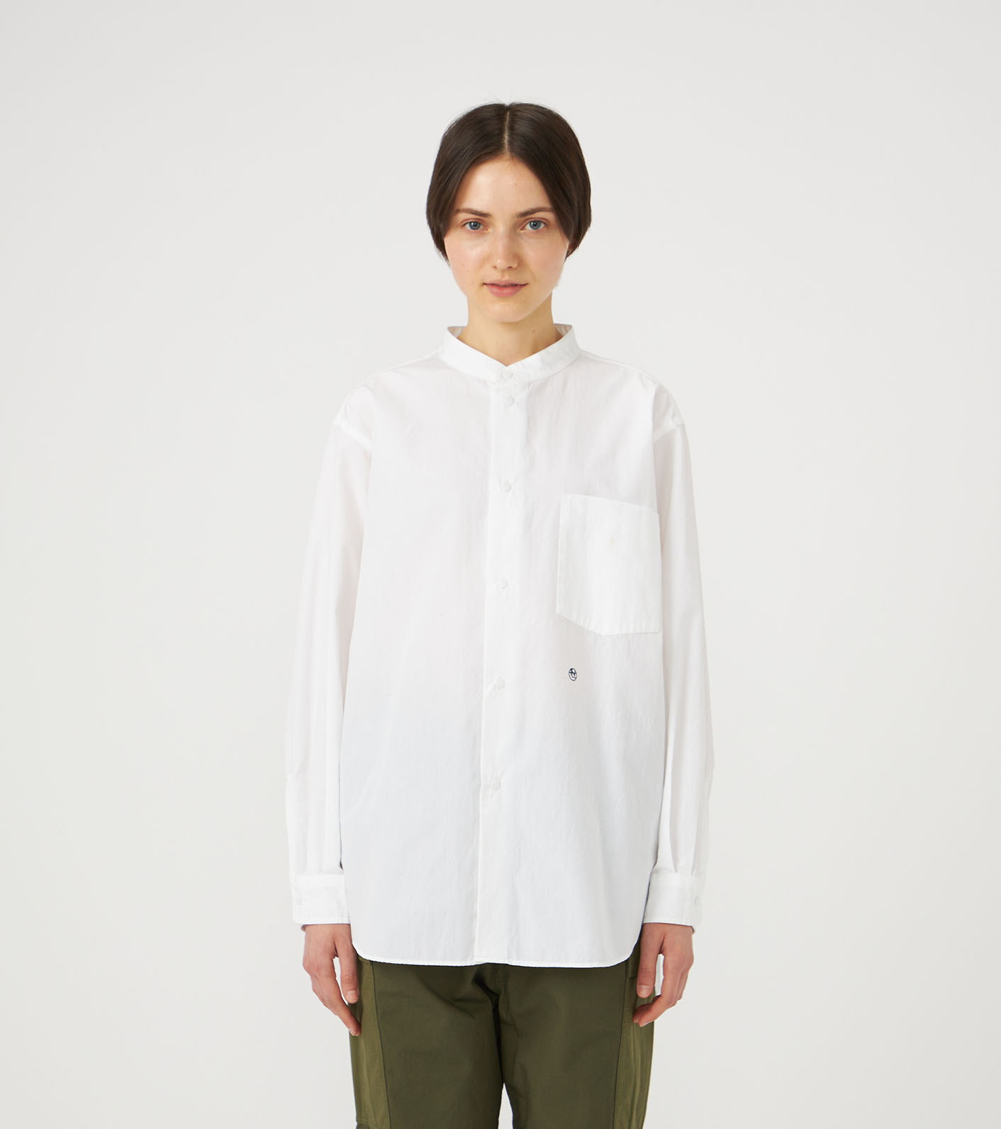 nanamica / Band Collar Wind Shirt
