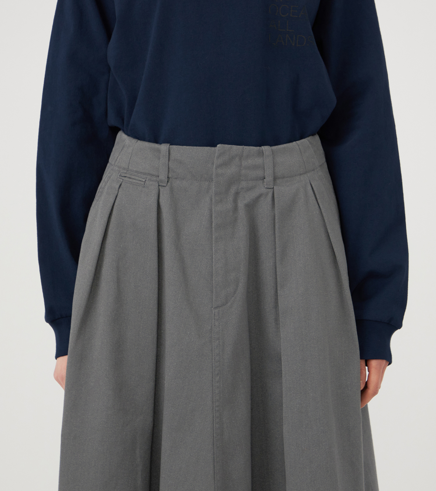 ＭＥＩ　チャコールグレーXS nanamica / Chino Skirt