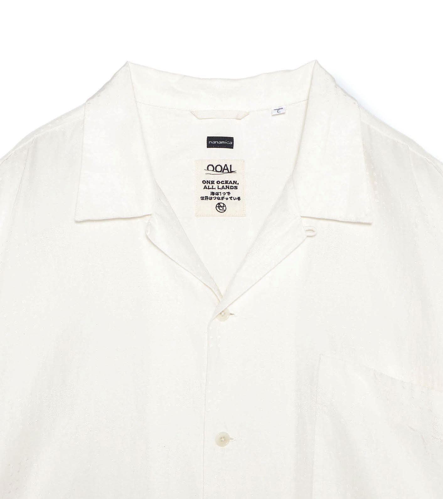 nanamica / Open Collar S/S Shirt