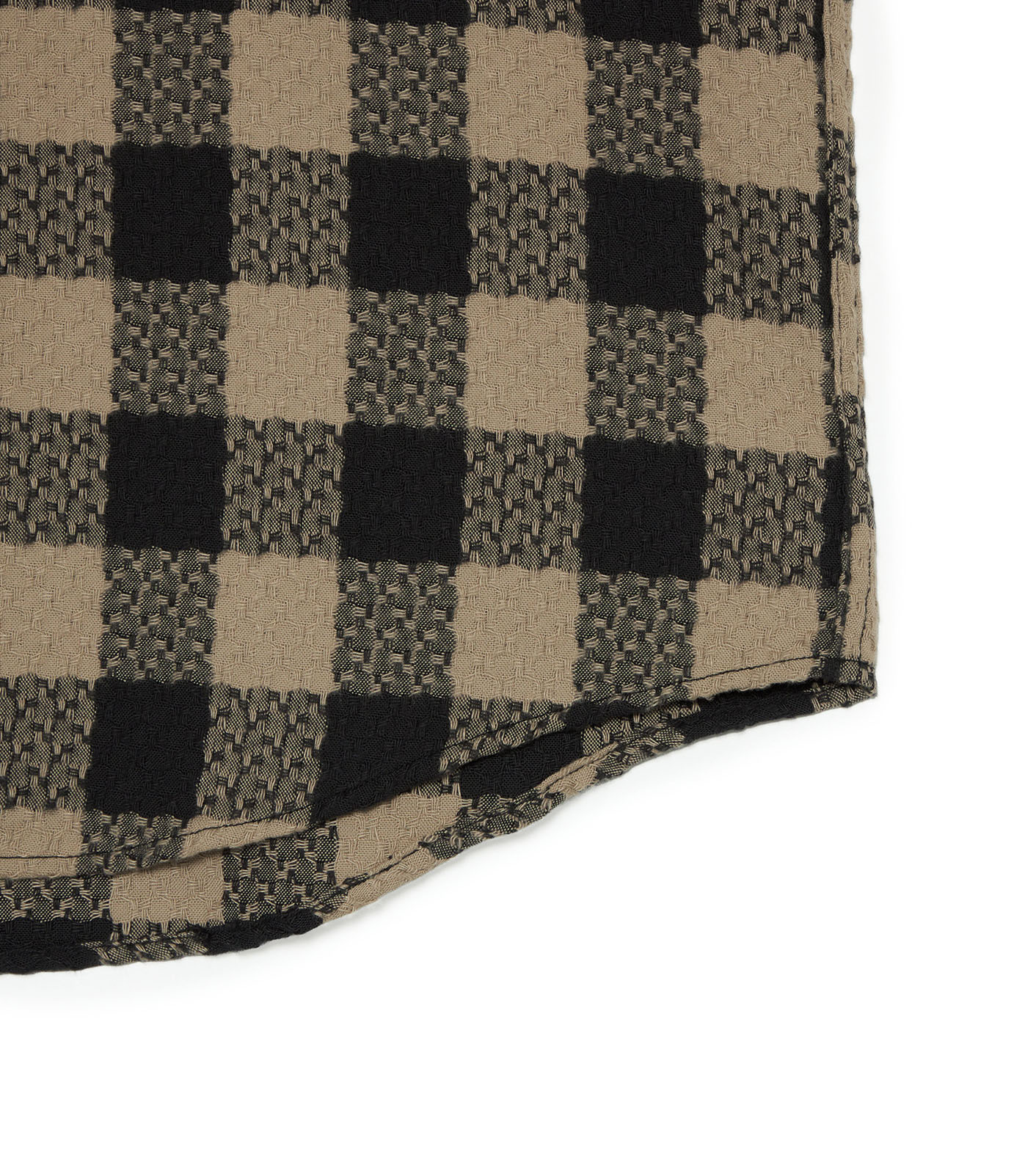 nanamica / OOAL Block Check Jacquard Shirt