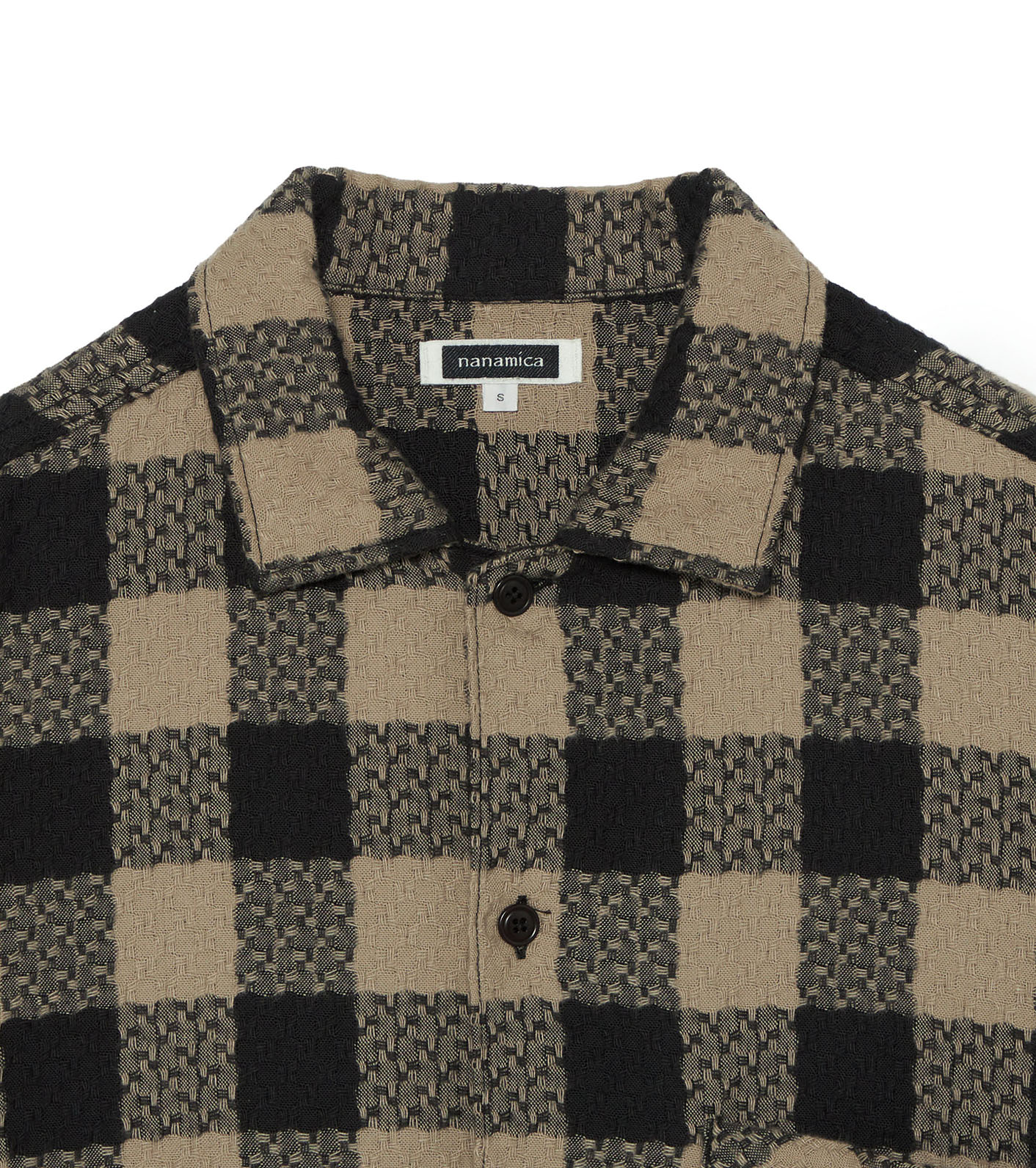 nanamica / OOAL Block Check Jacquard Shirt