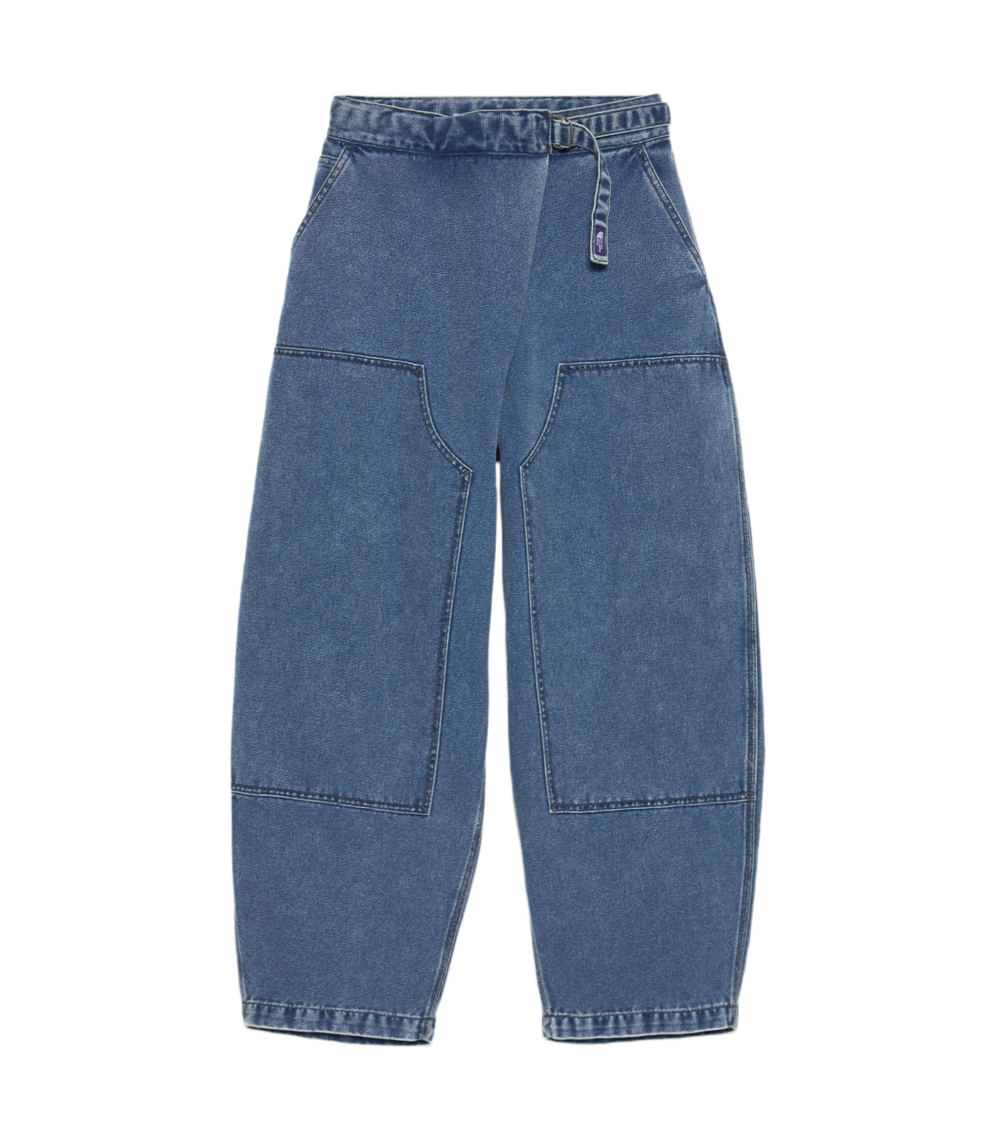 CHECK FLOWER PLEATS PANTS ブルー SH 先行限定サイズ nanamica / Indigo Field Wrap Pants