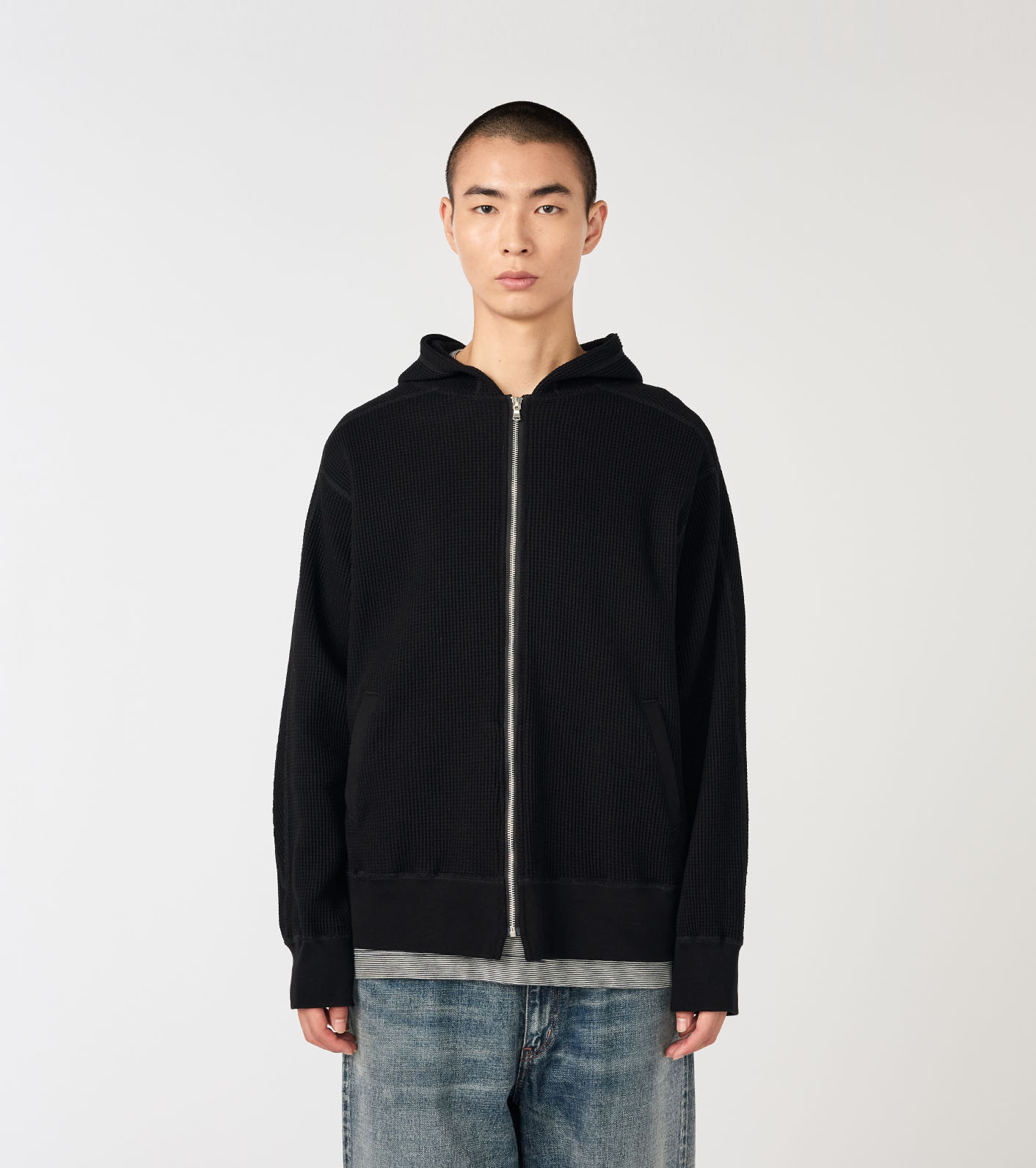 nanamica / Zip Up Thermal Hoodie