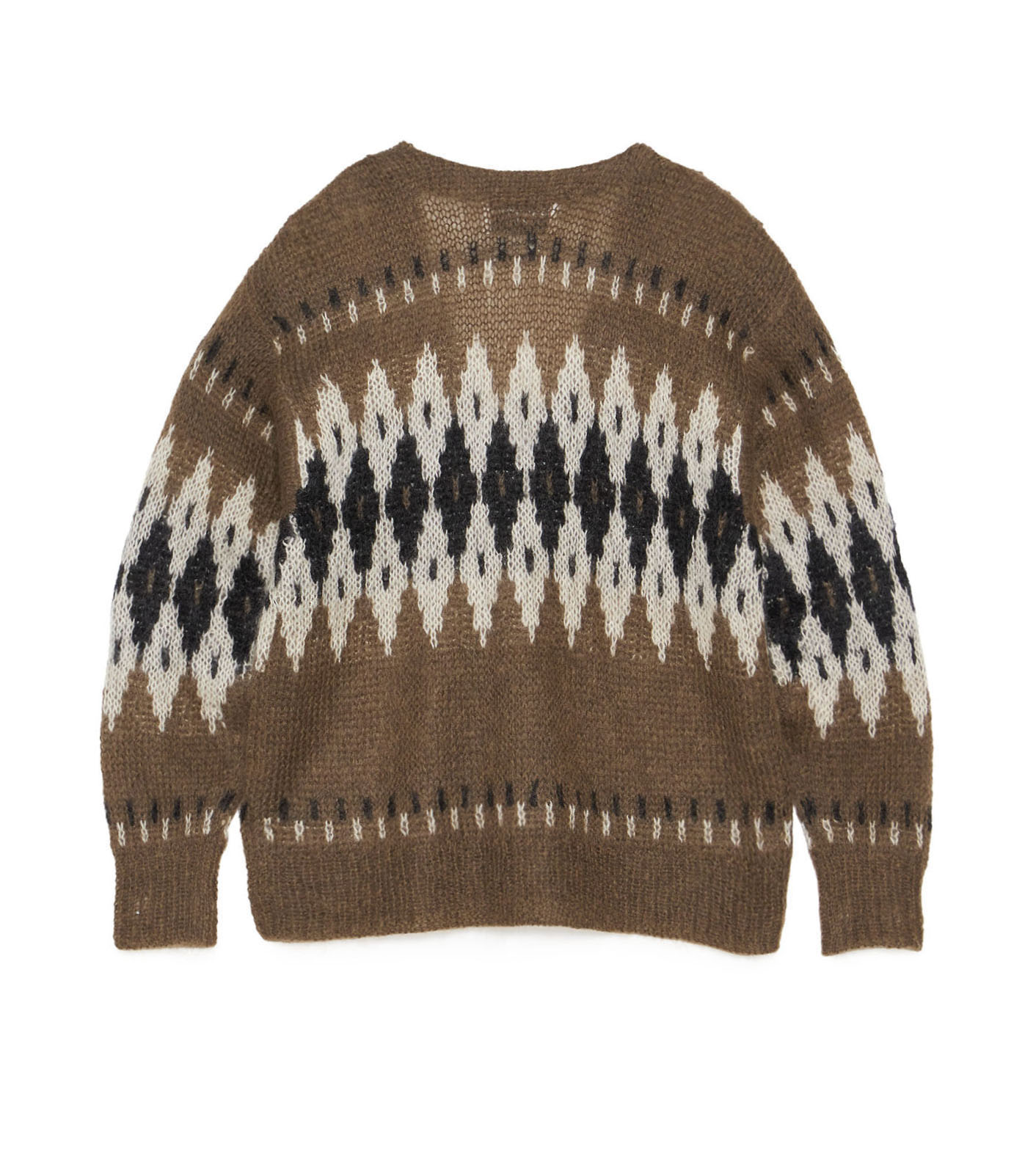 【希少品】【BRIEFING】カルビコ　モックネック　サイズL シルバー　極美品 nanamica / nanamica Exclusive Handknit Snowflake Cardigan