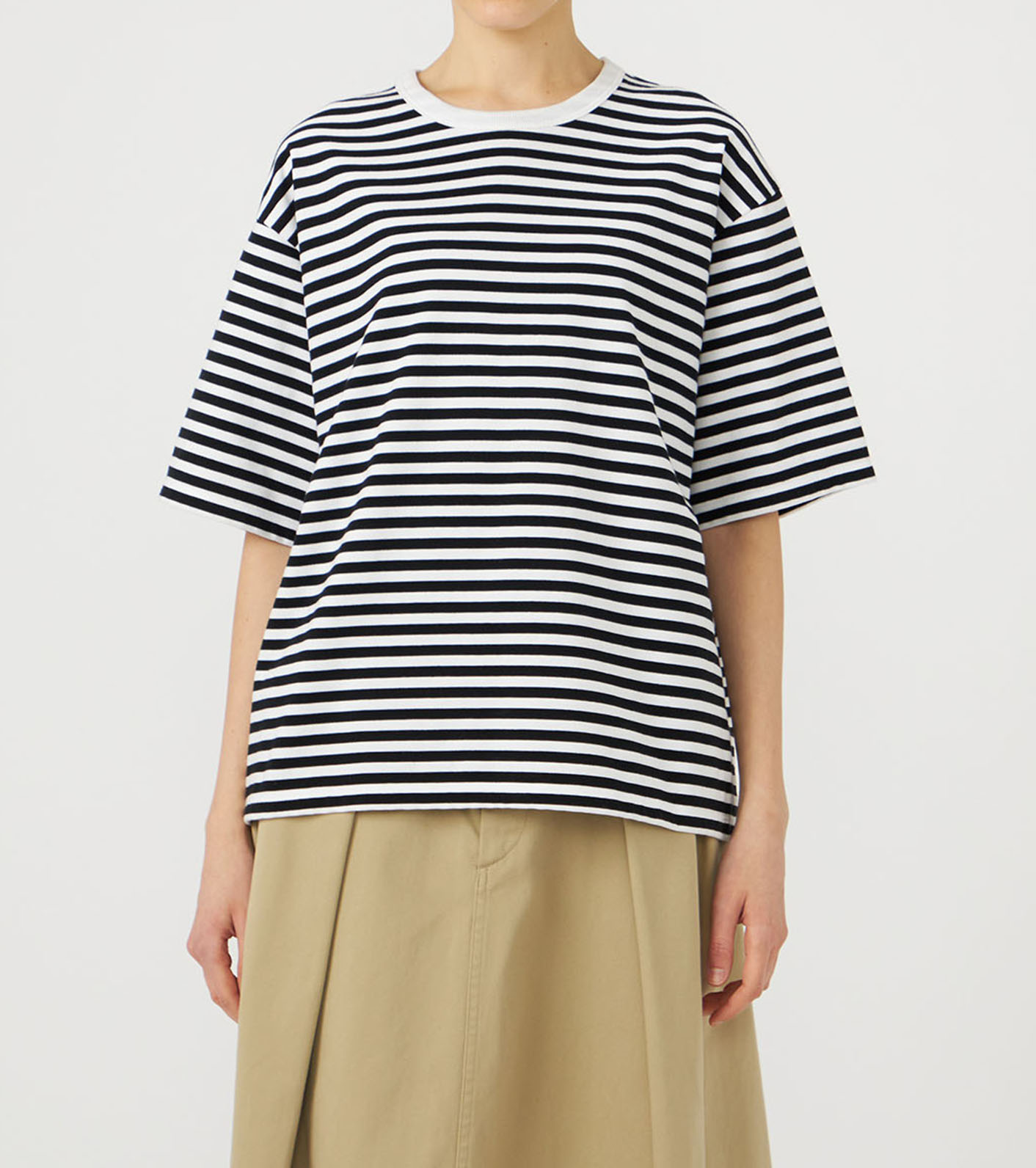 nanamica / COOLMAX Stripe Jersey Tee