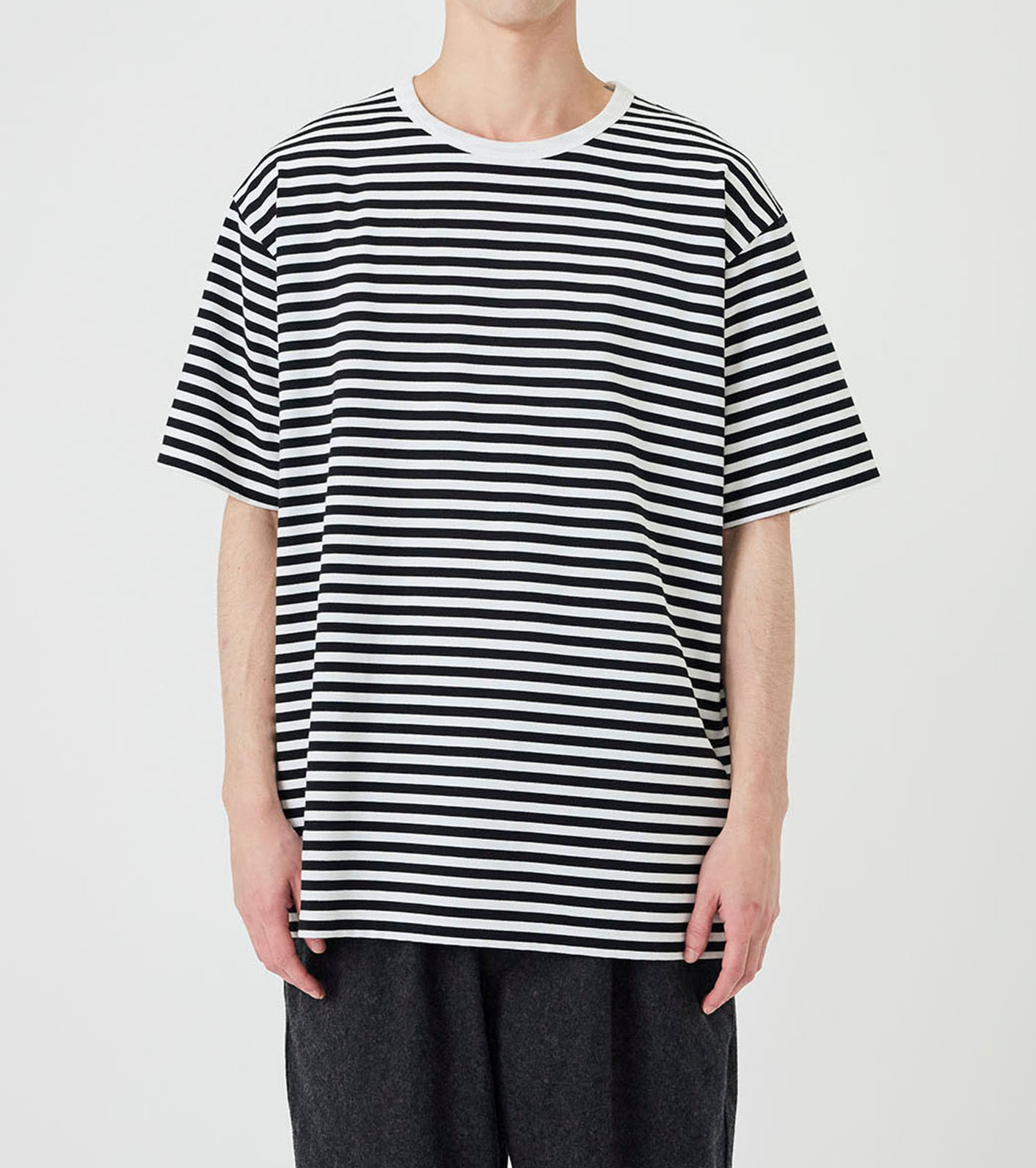 nanamica / COOLMAX Stripe Jersey Tee
