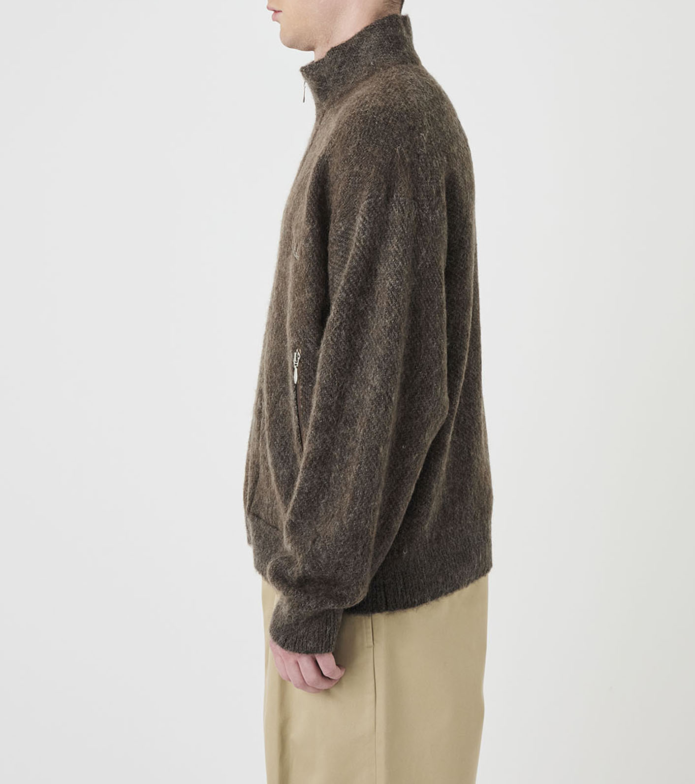 nanamica / OOAL Zip Up Mohair Jacket