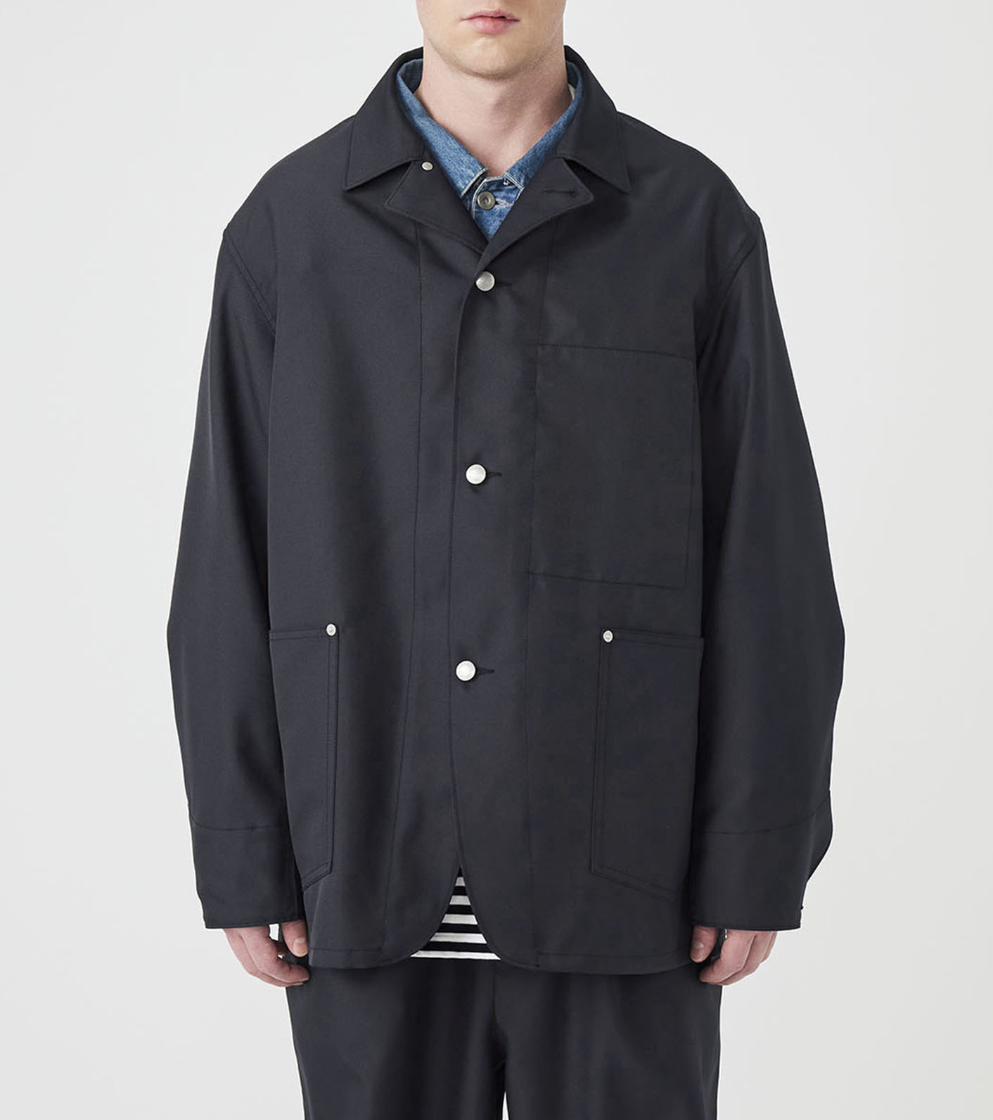nanamica / Polyester Twill Coverall Jacket