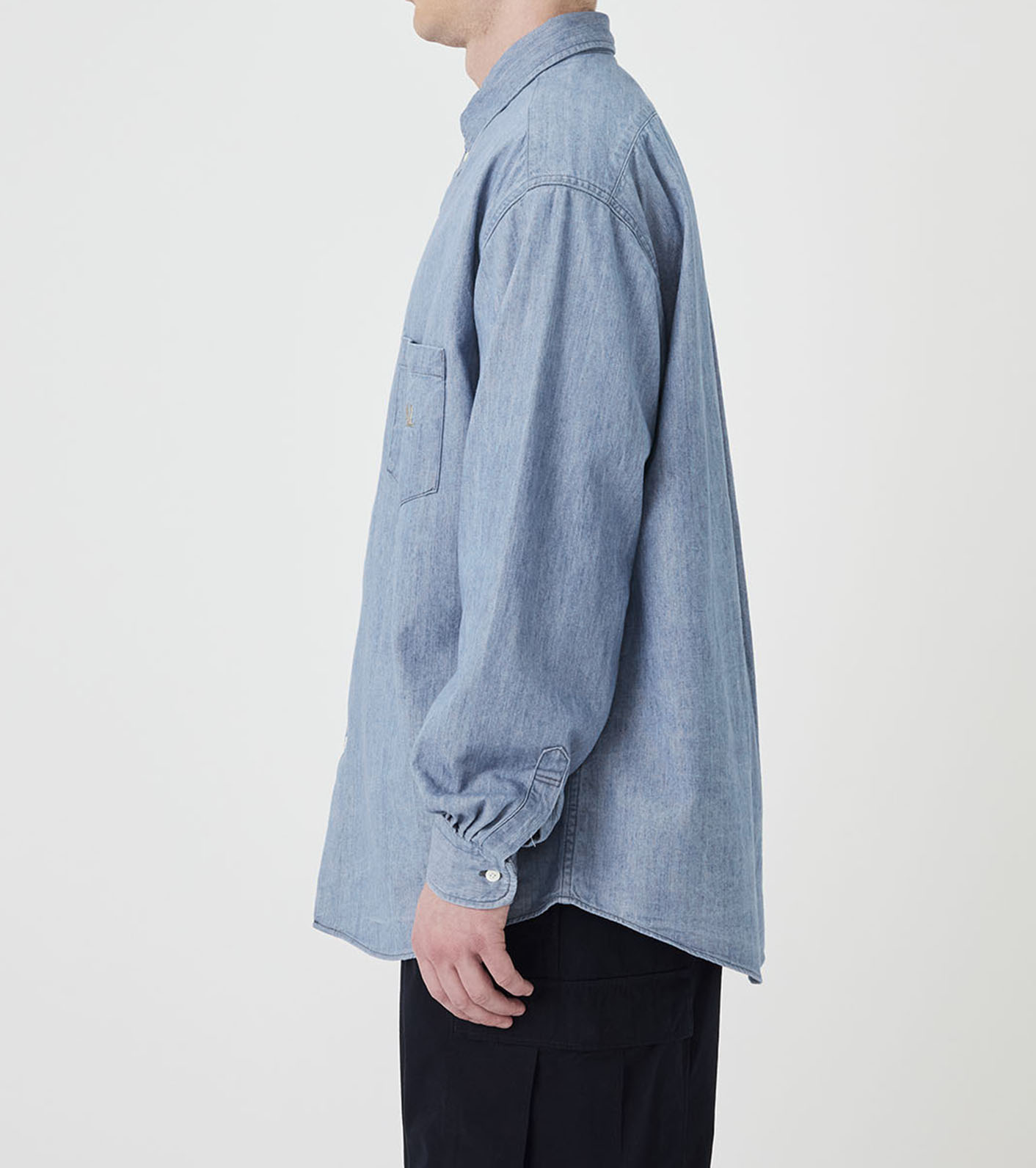 nanamica / OOAL Button Down Denim Shirt