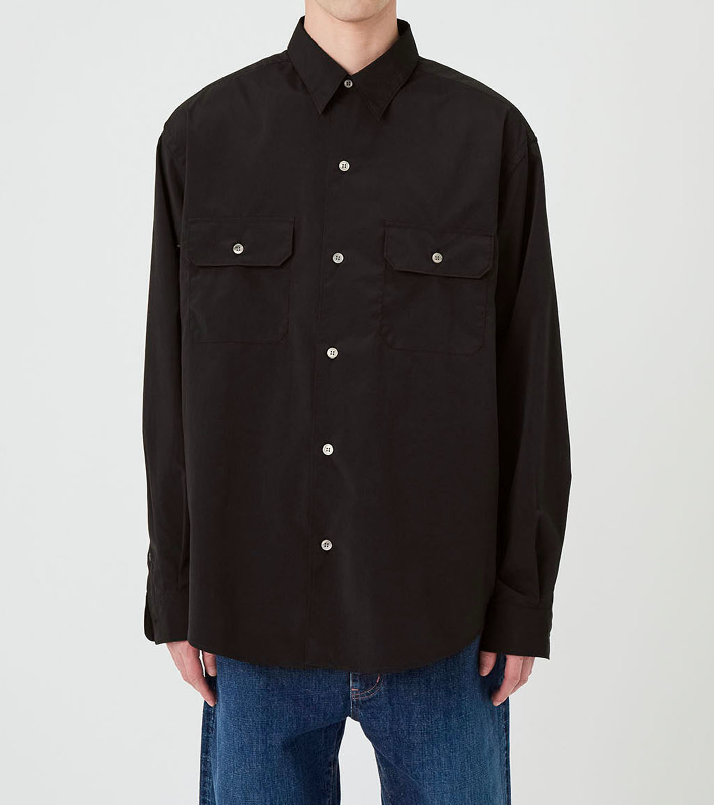 トップス Shirt 87C- Cotton100% Typewriter- Brick nanamica / Polyester Typewriter Shirt