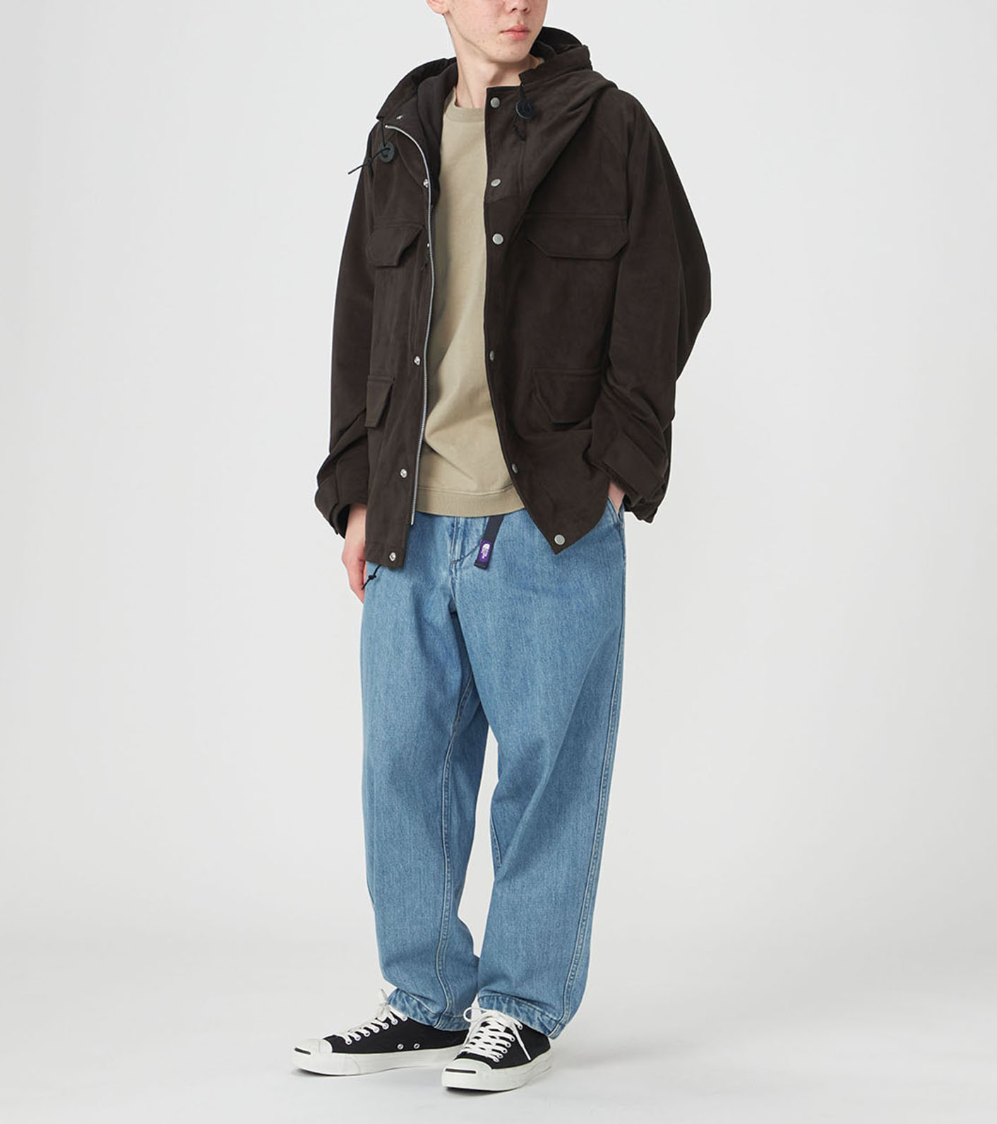 nanamica / Synthetic Leather Mountain Parka