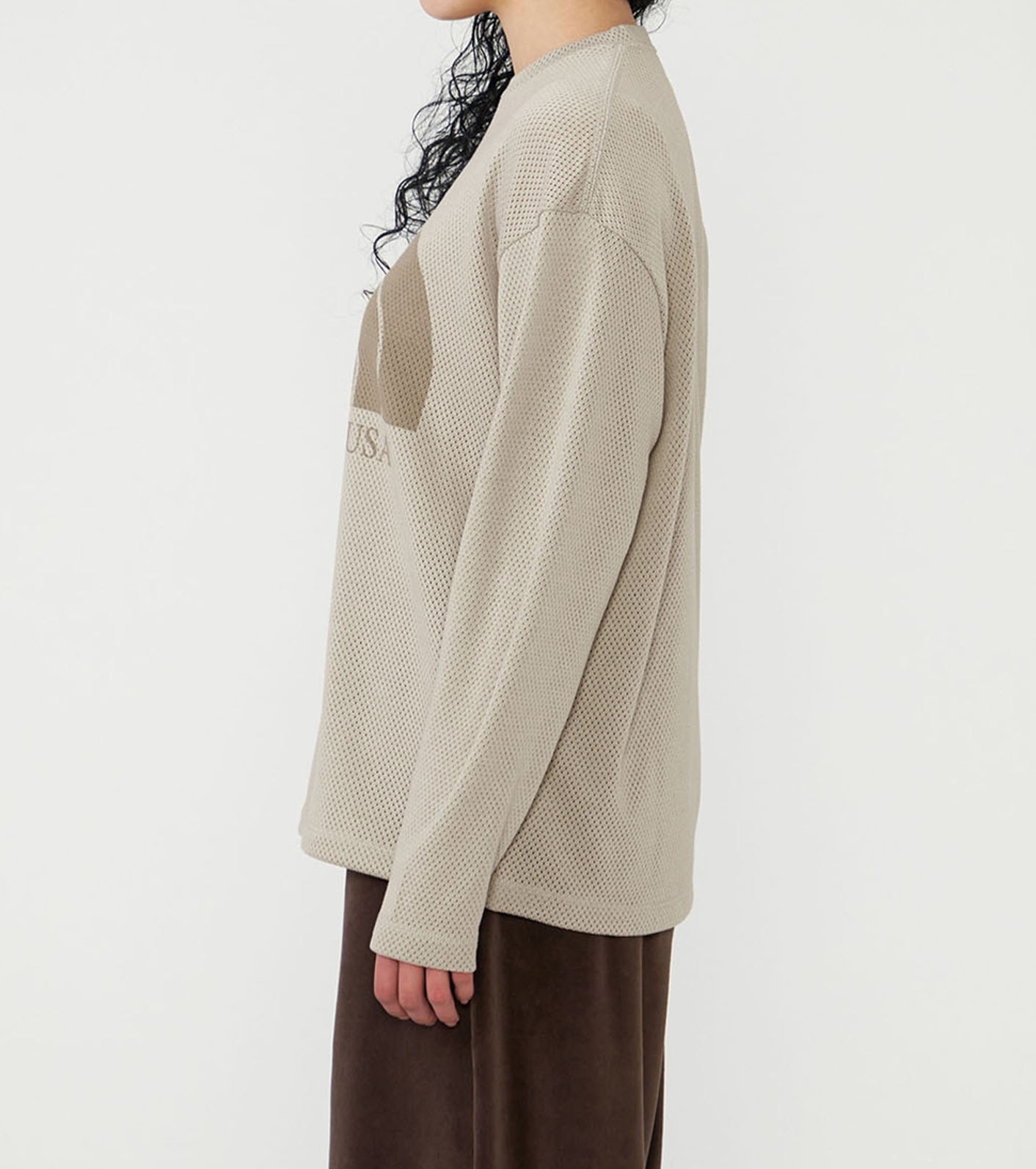 nanamica / Mesh Field Long Sleeve Tee