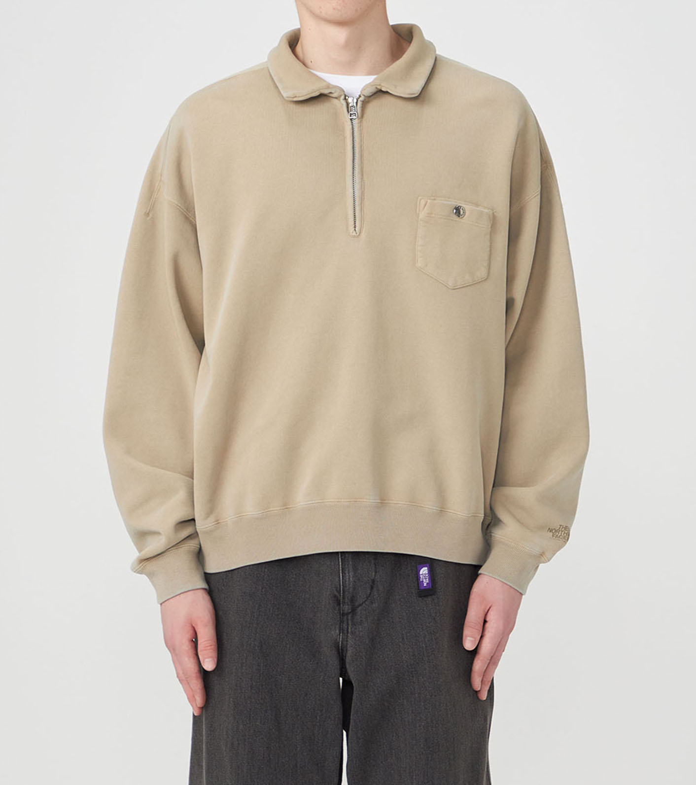 nanamica / Garment Dyed Field Half Zip Sweatshirts