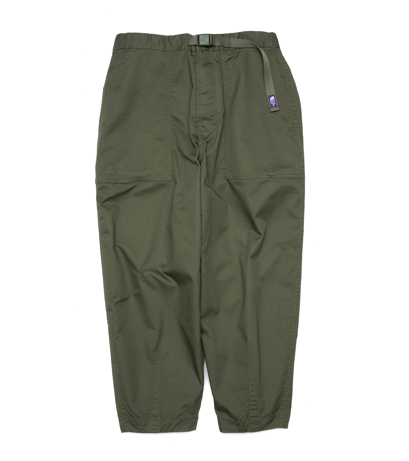 the north face purple label herringbone twill wide cropped pants