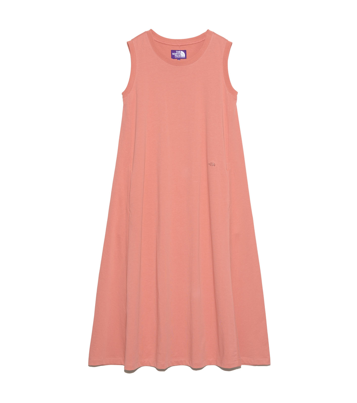 Ruby Collarless Shirt Dress-French Navy, Decorative Garden