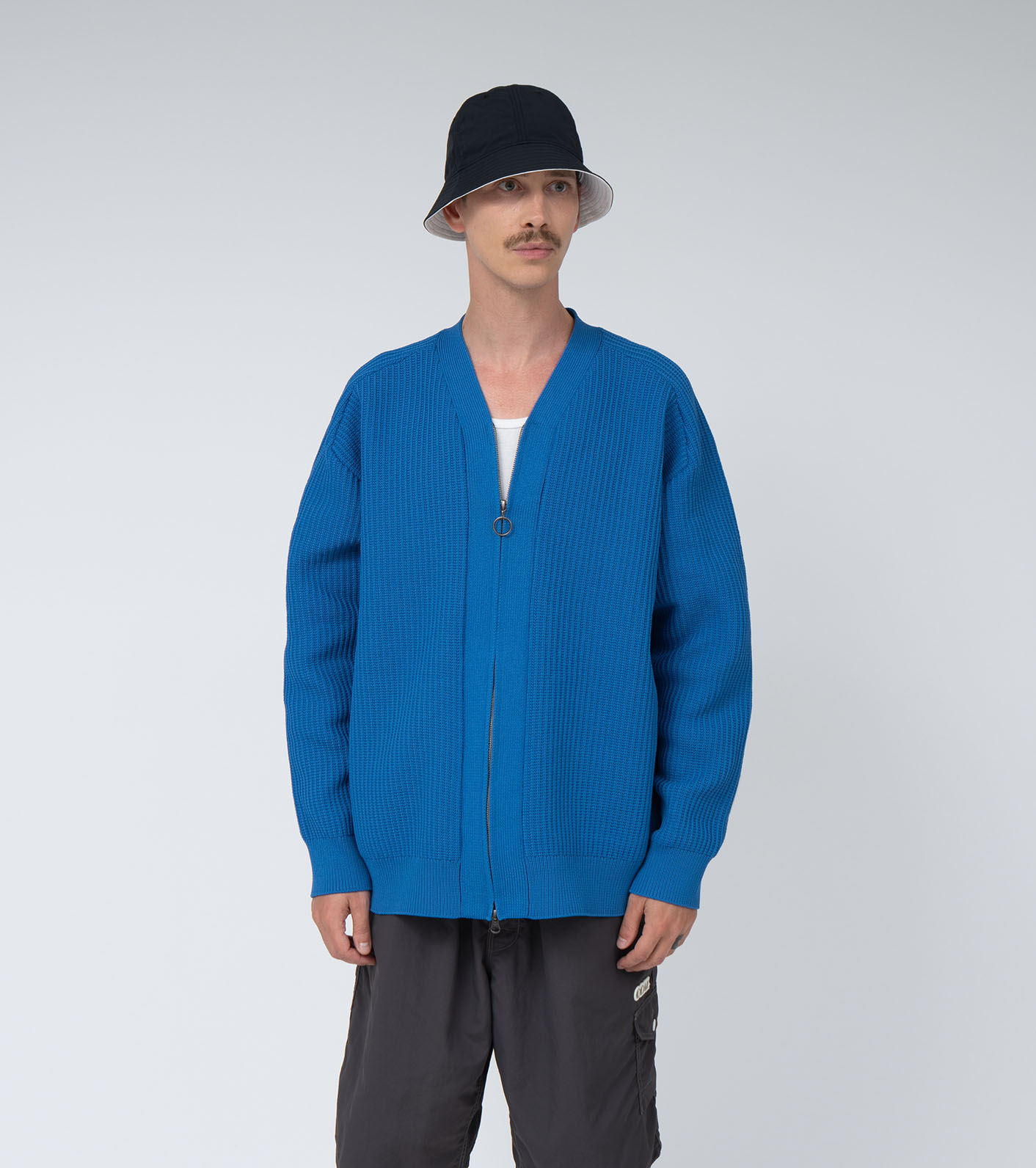 みみ❀　0405 nanamica / 5G Zip Cardigan