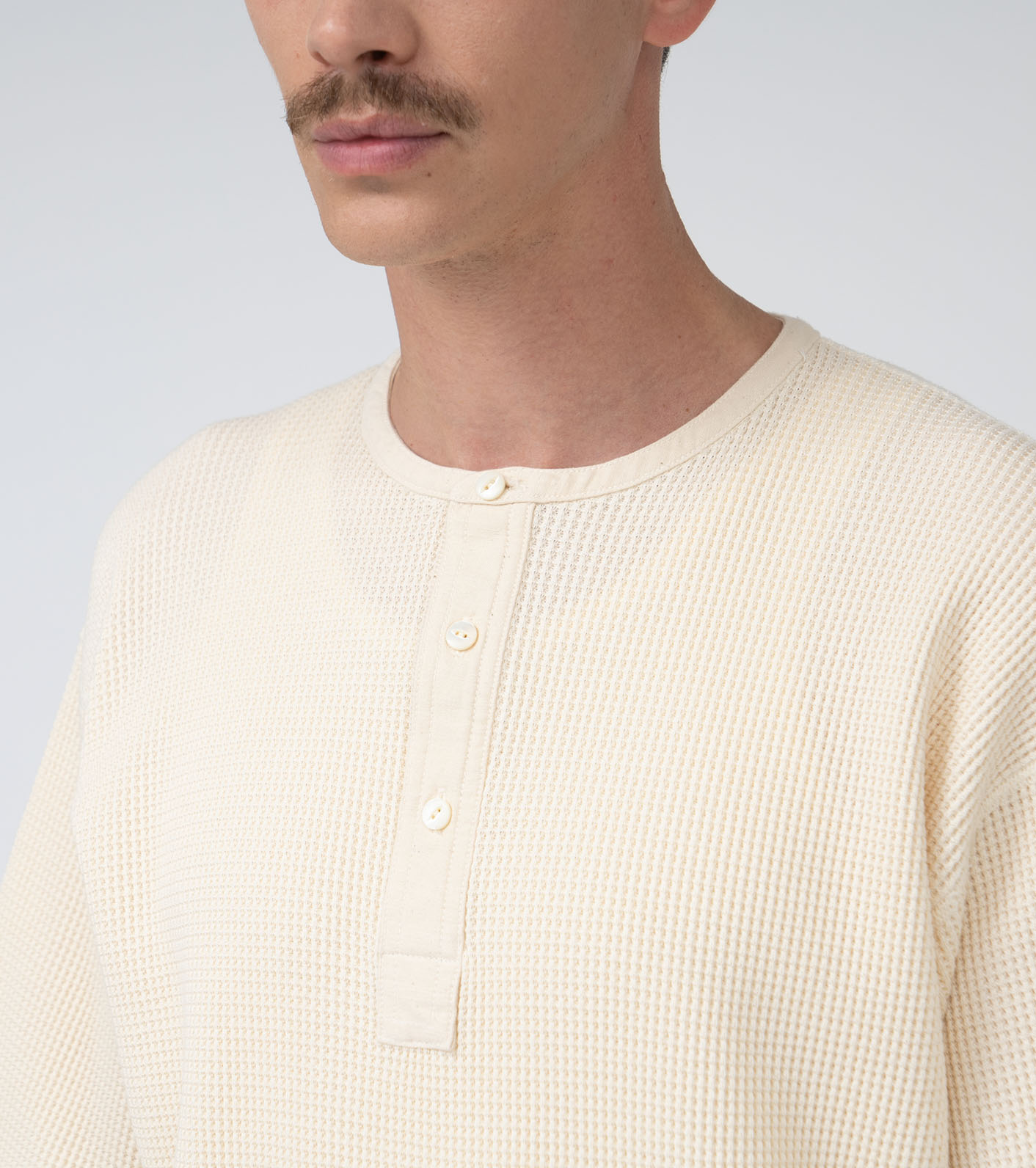 nanamica / Henry Neck Thermal Sweat Tee