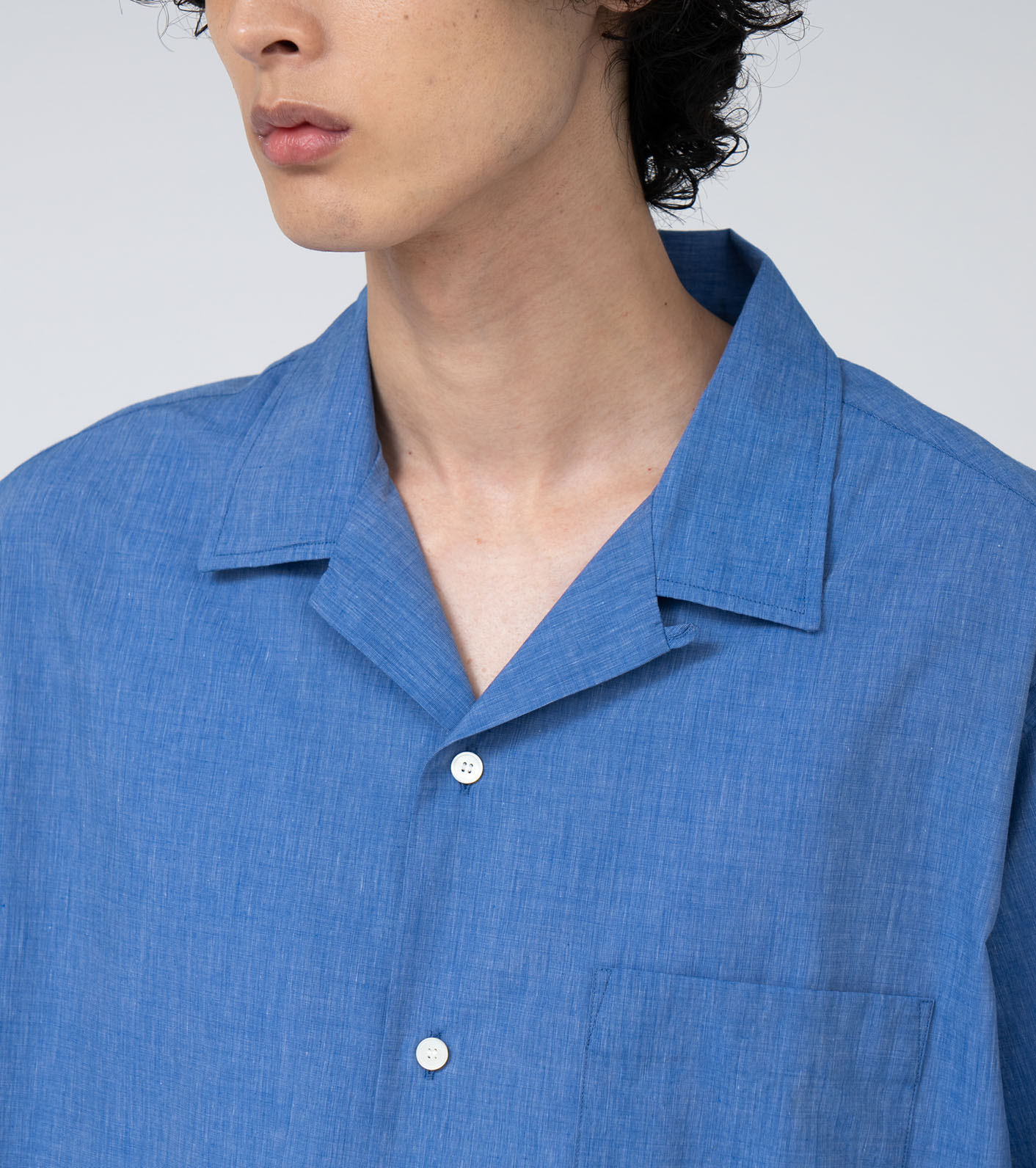 nanamica / Open Collar End On End Shirt