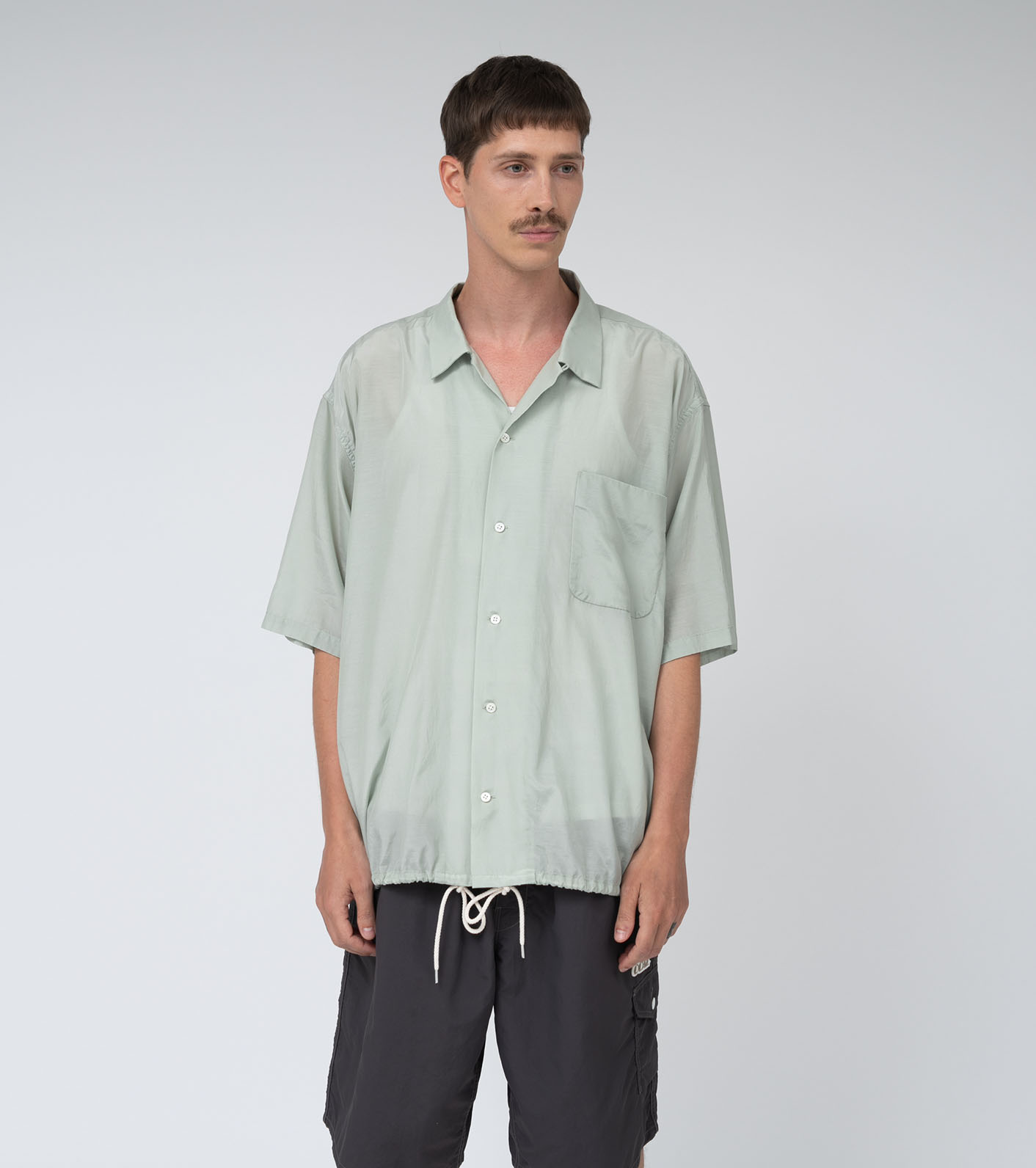 nanamica / Open Collar S/S Shirt