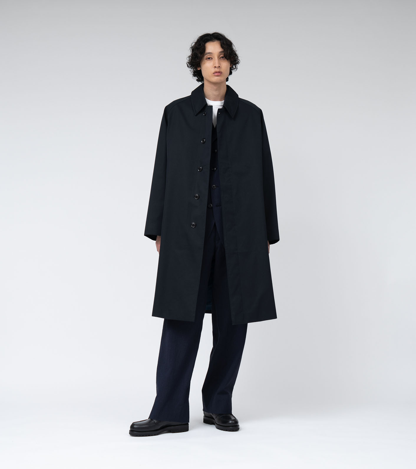 ナナミカ　ステンカラーコート　ゴアテックス　xs バルマカーン　nanamica nanamica / GORE-TEX Soutien Collar Coat & Balmacaan Coat