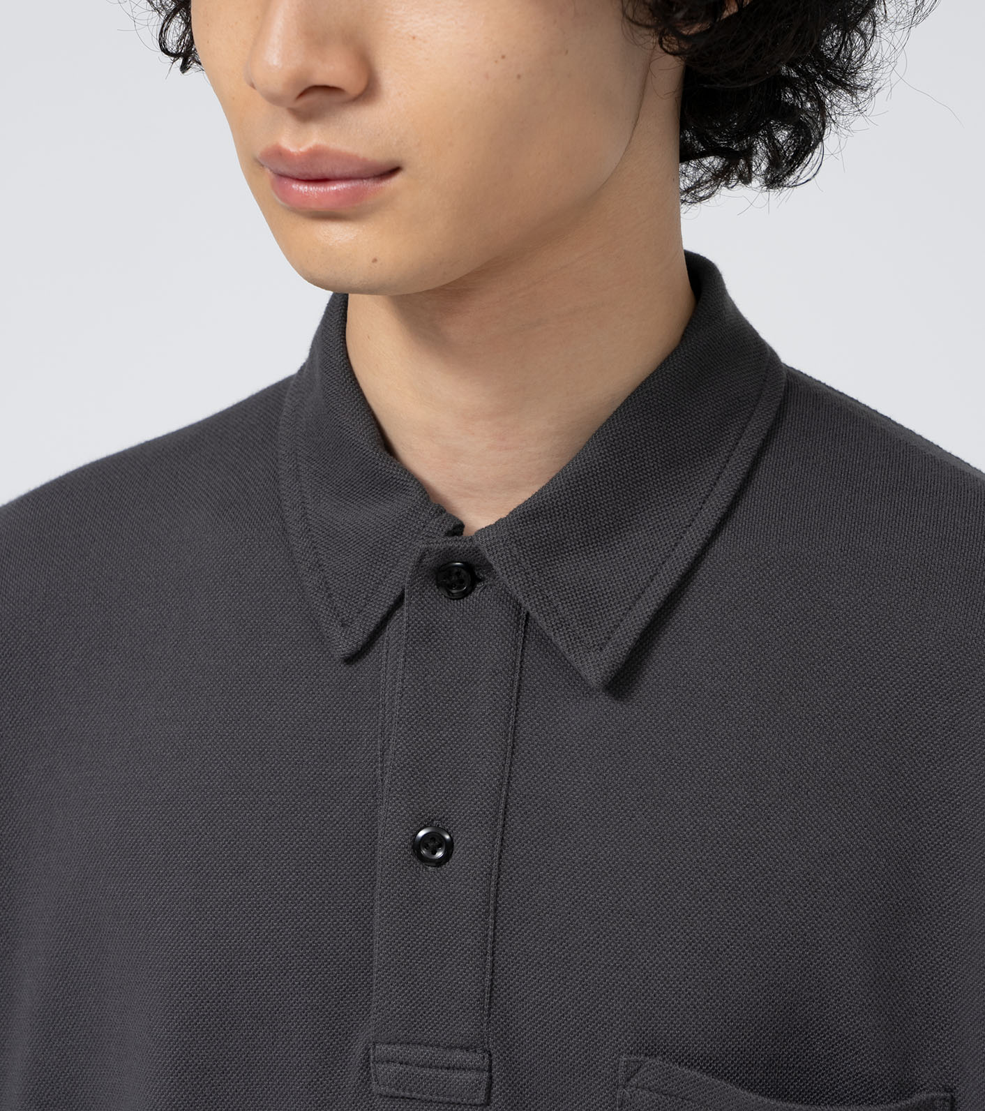 nanamica / Moss Stitch Field Big Polo