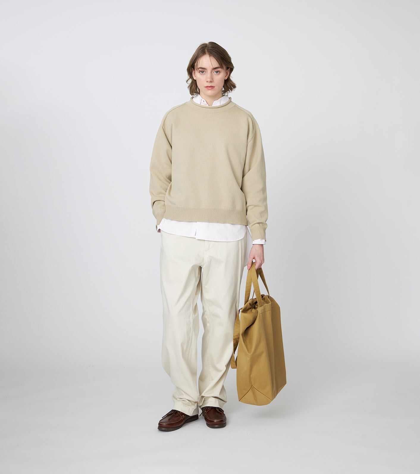 nanamica / 12G Crew Neck Sweater