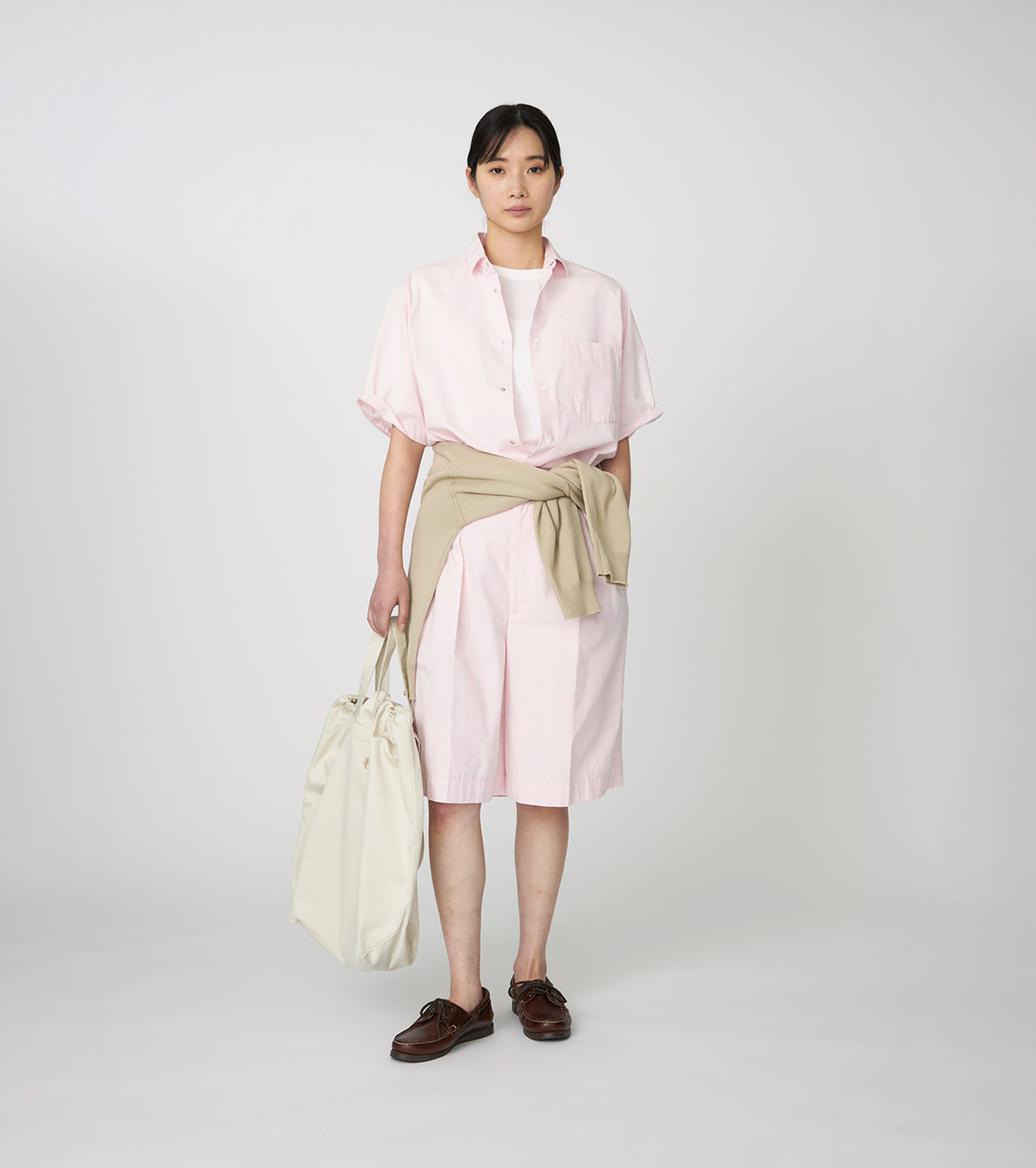nanamica / Regular Collar Wind S/S Shirt