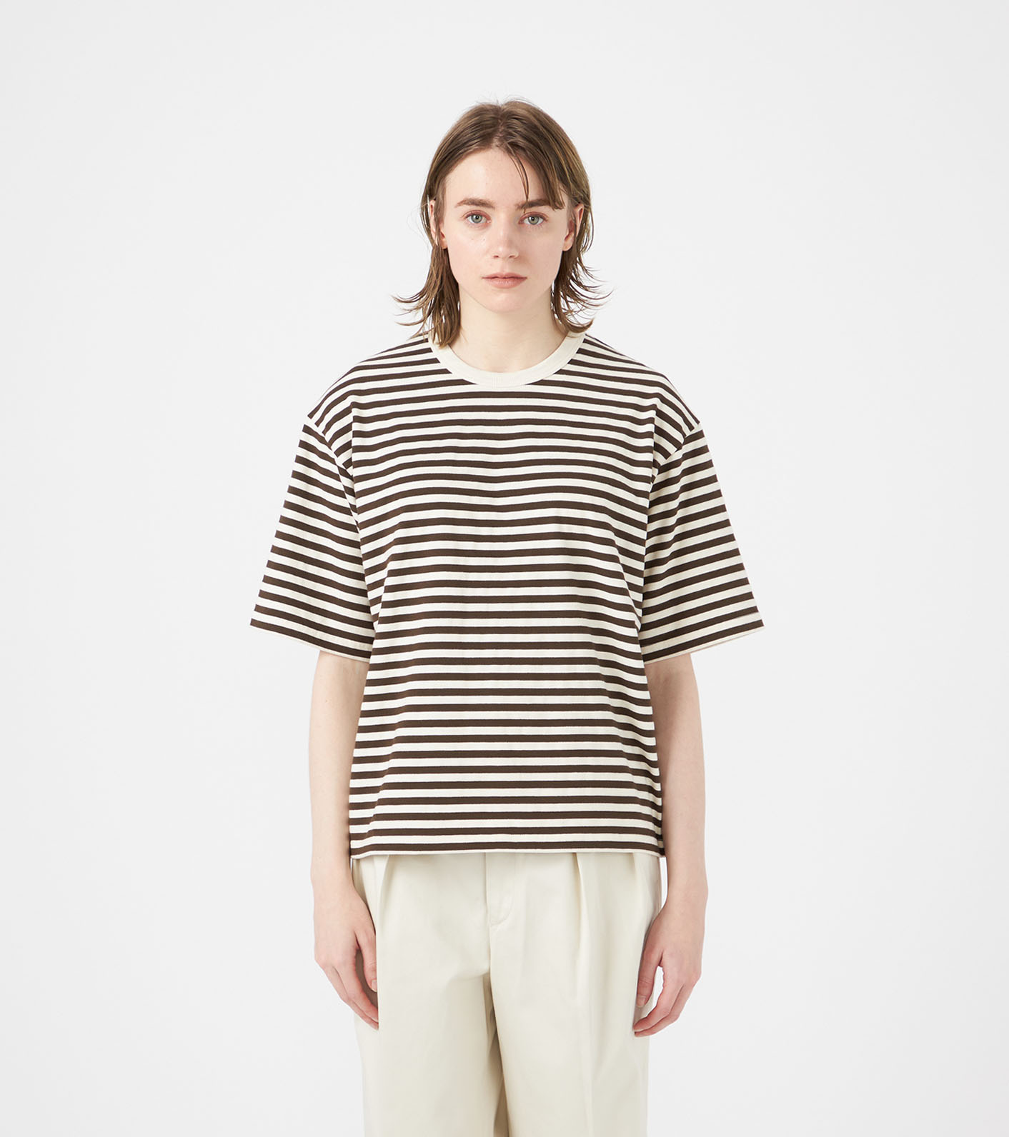 nanamica / COOLMAX Stripe Jersey Tee