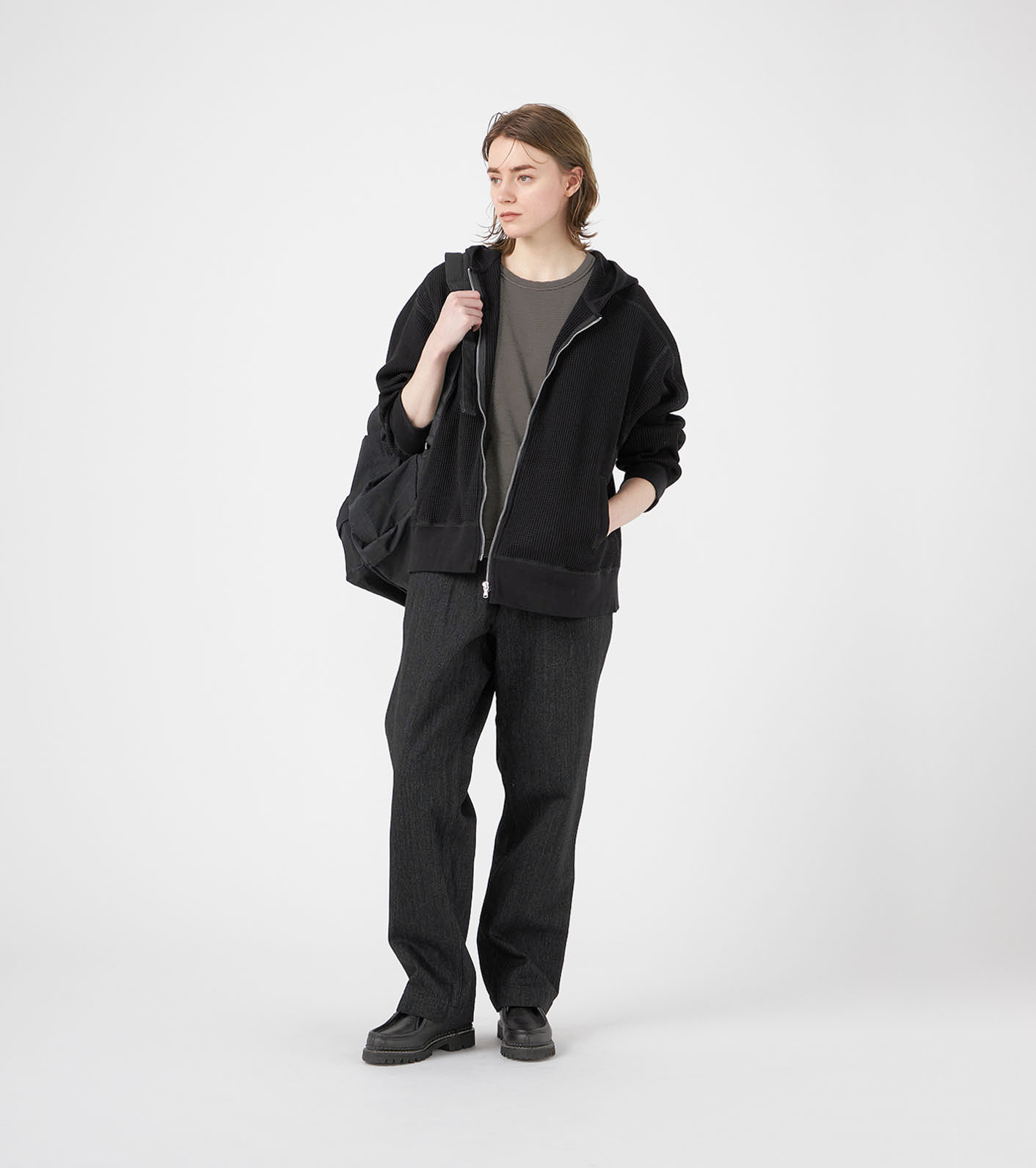 nanamica / Zip-Up Thermal Hoodie