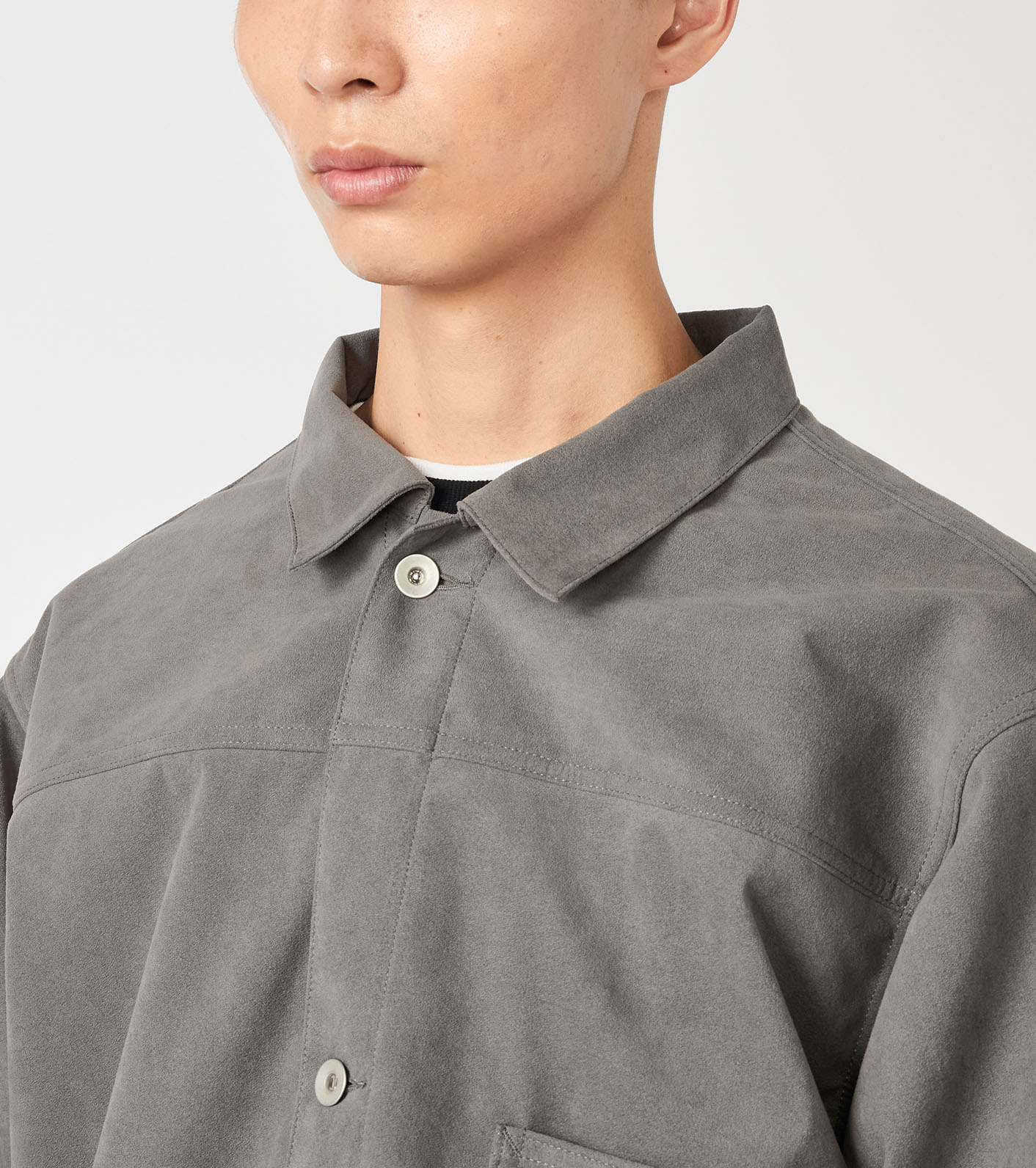 nanamica / Synthetic Leather Short Jacket
