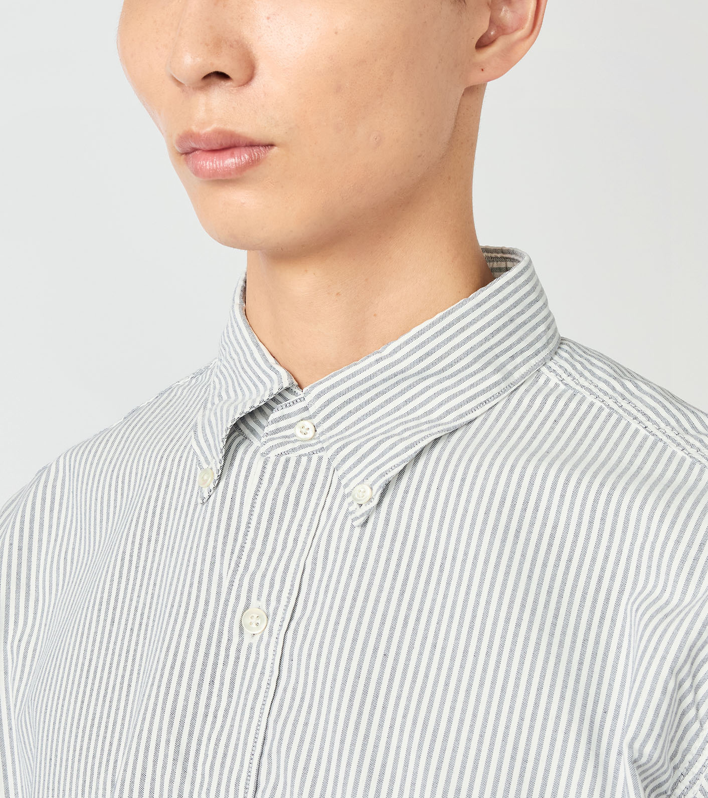 nanamica / Button Down Stripe Wind Shirt