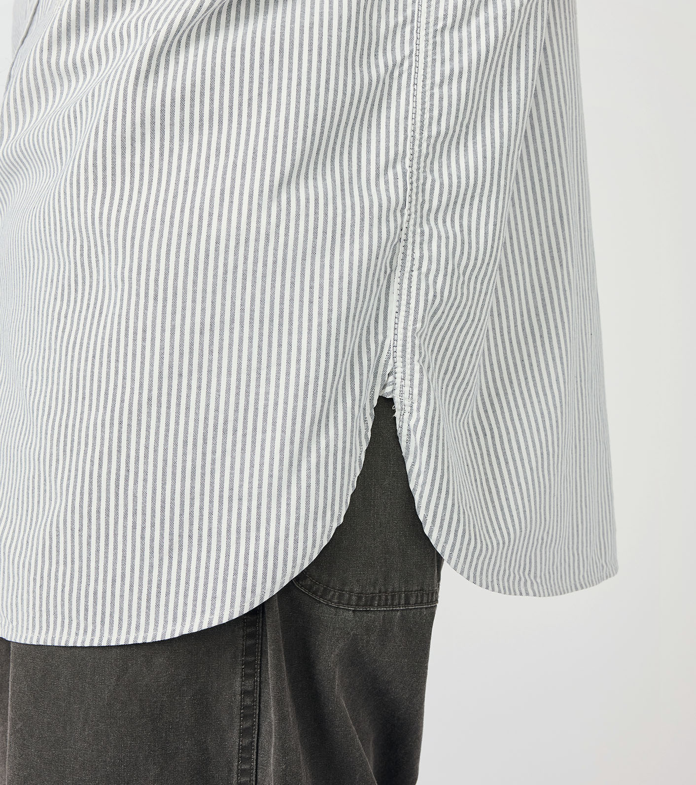 nanamica / Button Down Stripe Wind Shirt