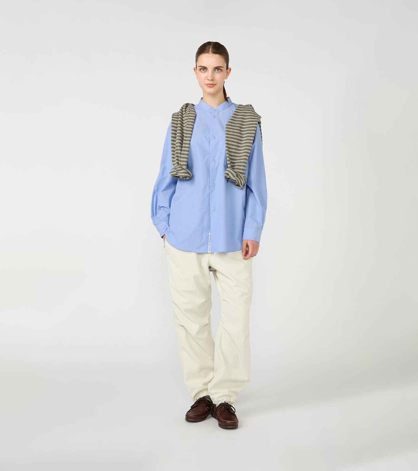 nanamica / Band Collar Wind Shirt