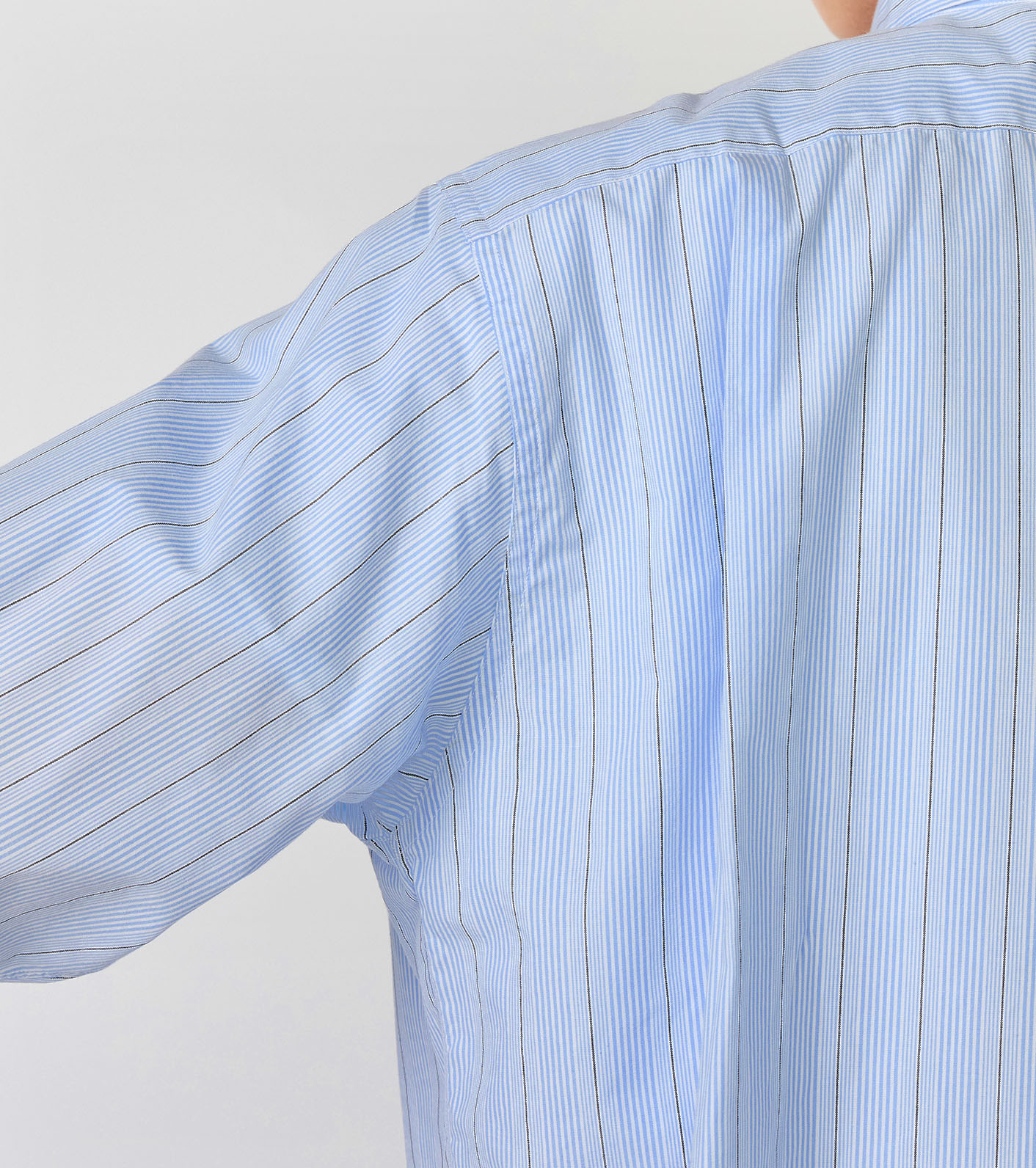 nanamica / Regular Collar Stripe Wind Shirt