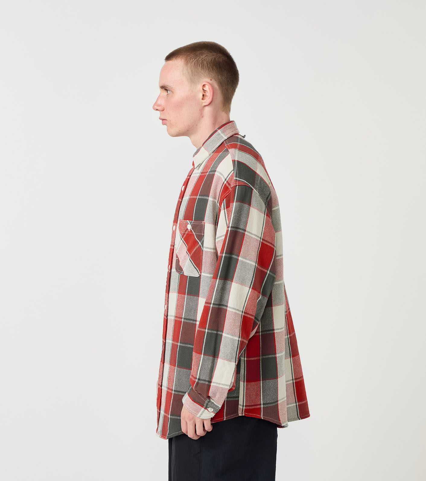 nanamica / Flannel Plaid Field Shirt