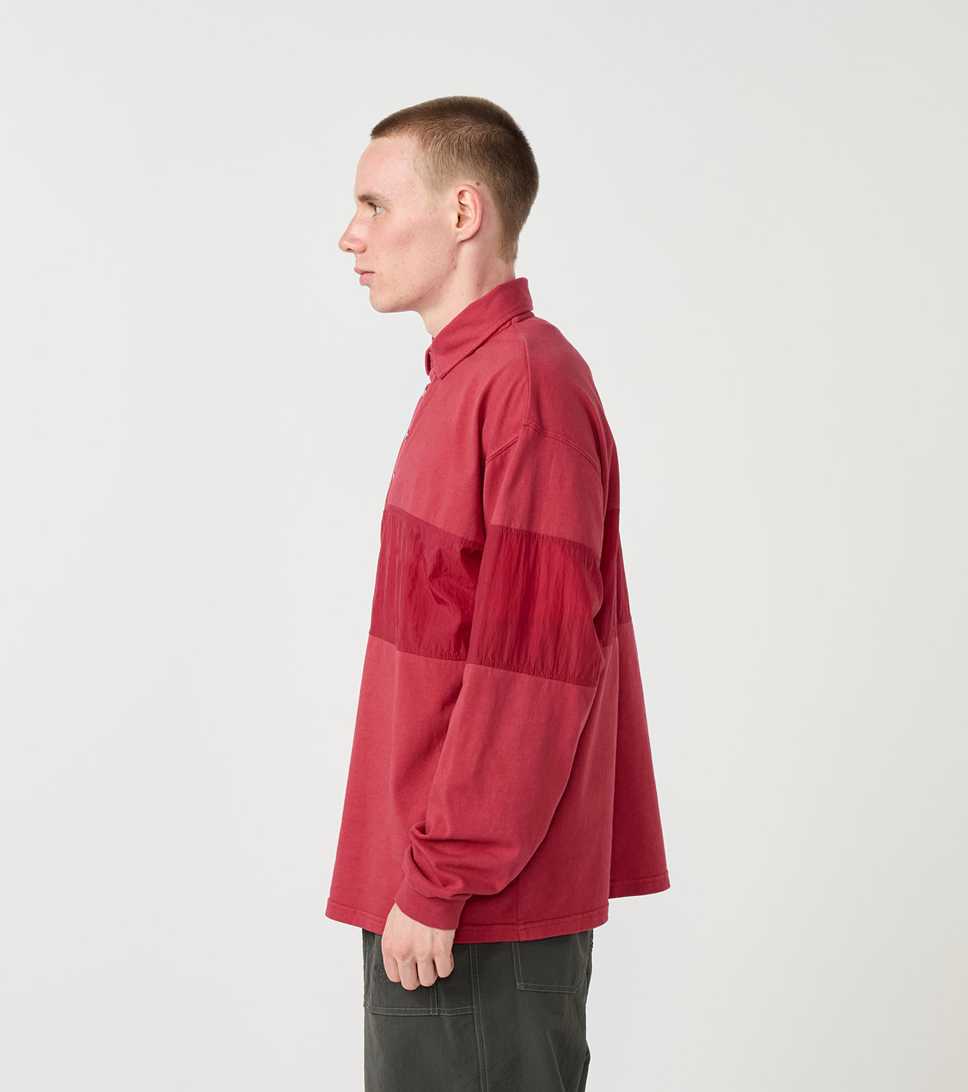 nanamica / Garment Dyed Field Rugby Shirt