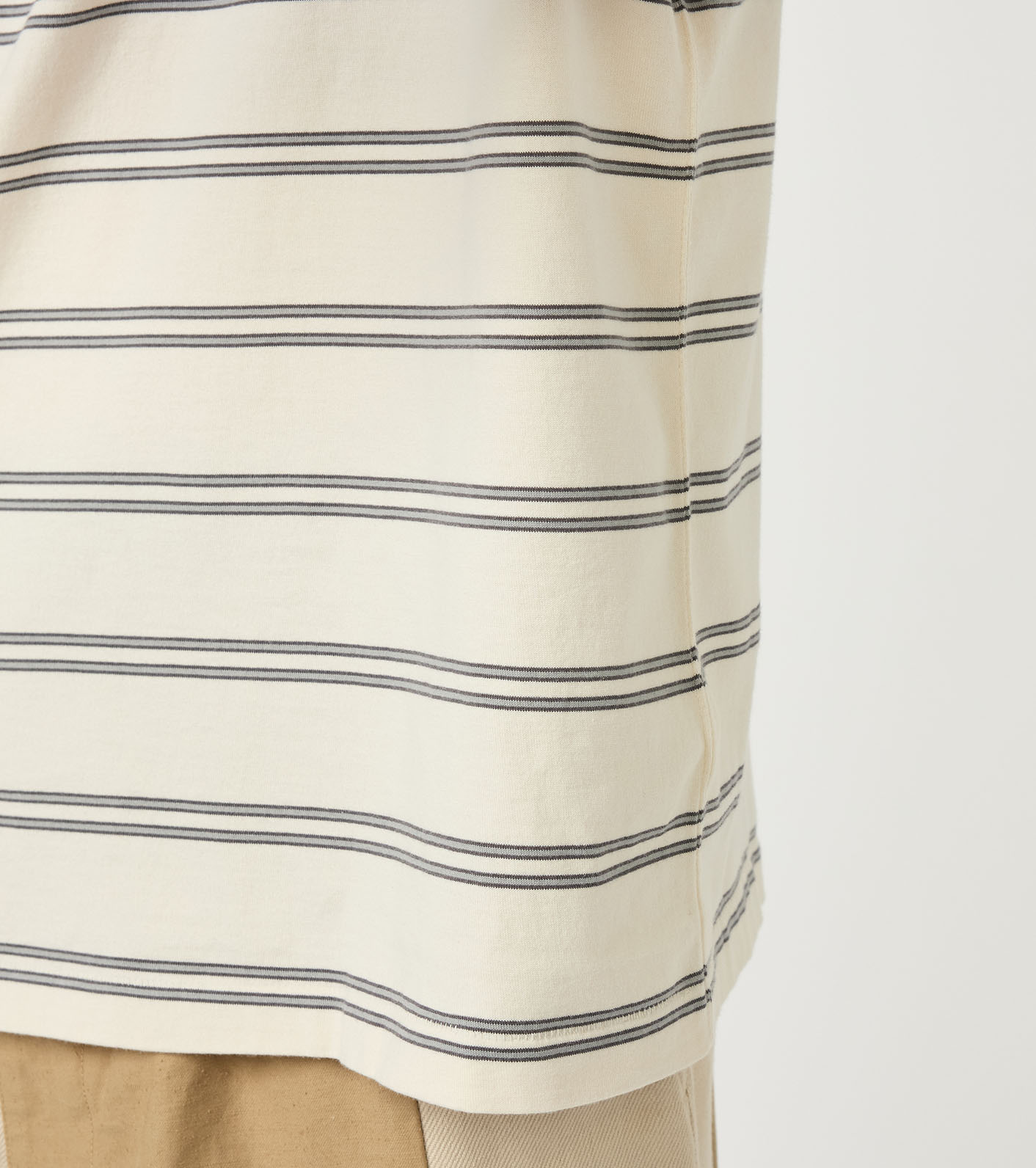 nanamica / Field Long Sleeve Striped Tee