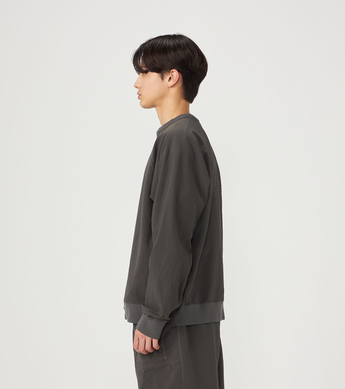 nanamica / Garment Dyed ALPHADRY Field Crewneck Jumper