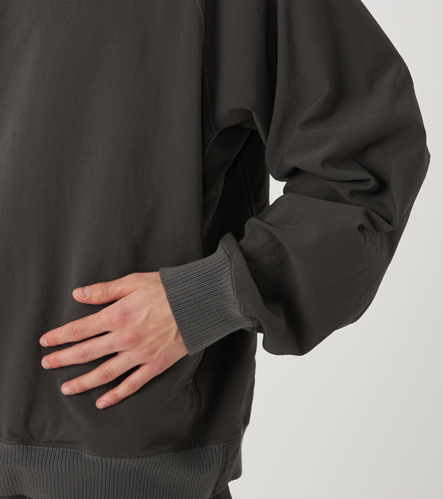 nanamica / Garment Dyed ALPHADRY Field Crewneck Jumper
