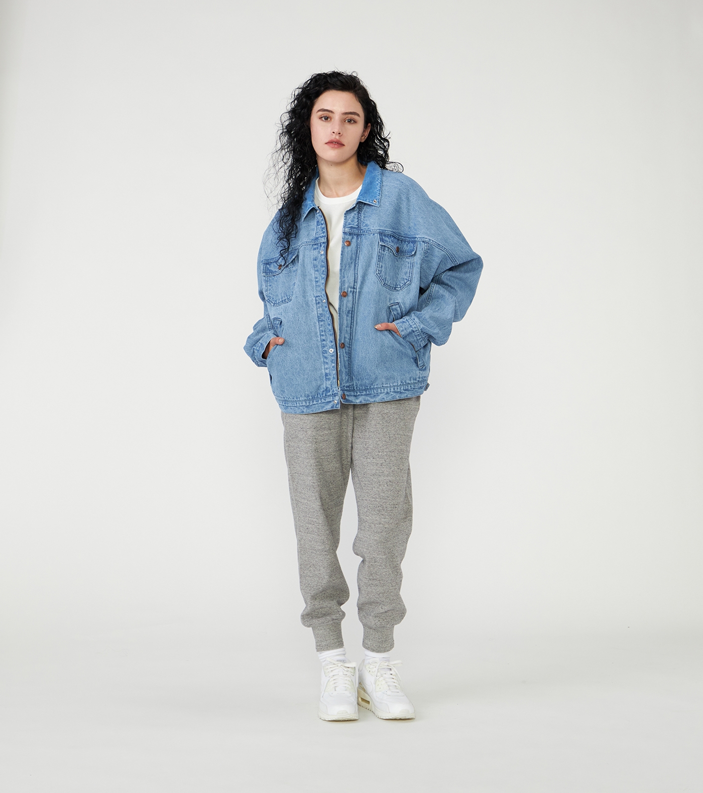 nanamica / Linen Cotton Denim Field Jacket