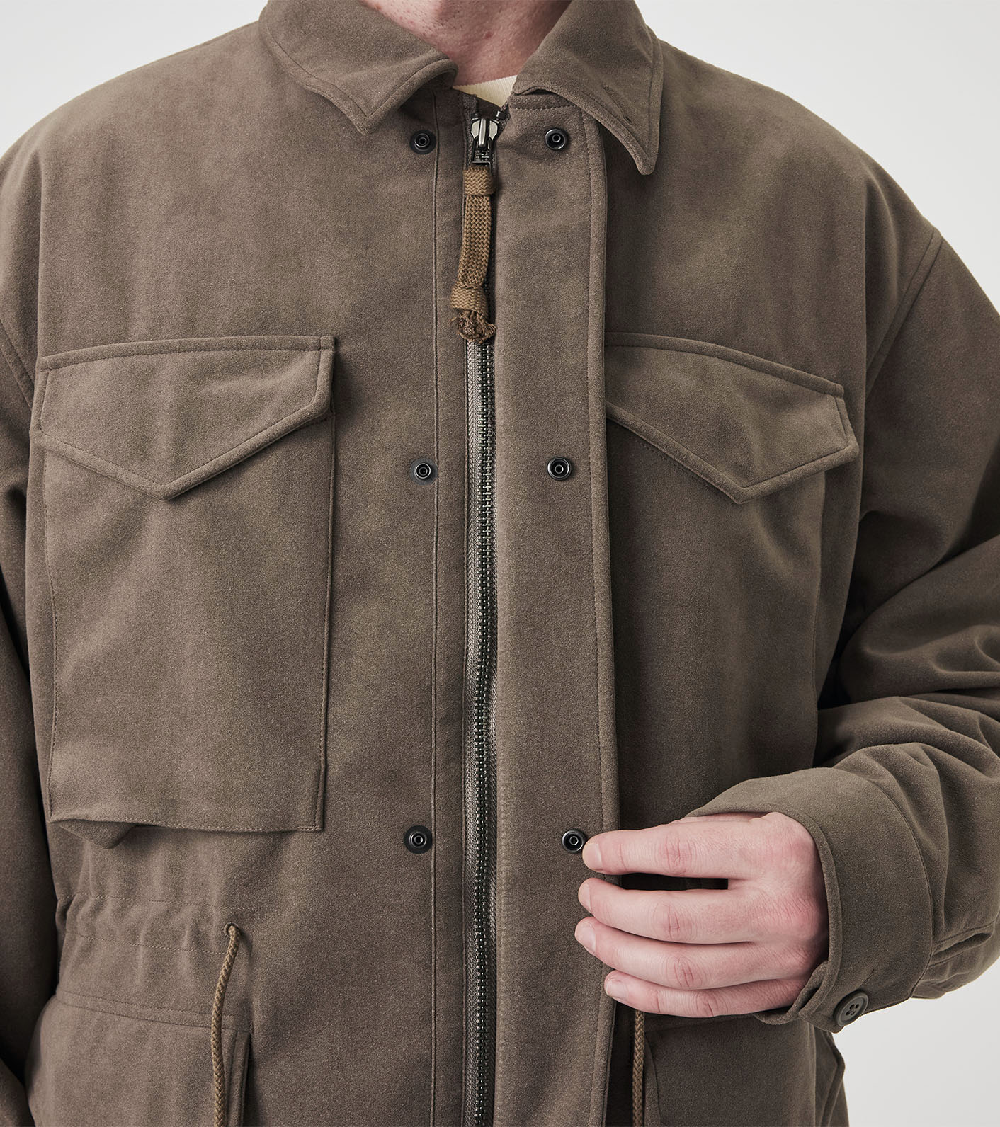 nanamica / Synthetic Leather Field Jacket