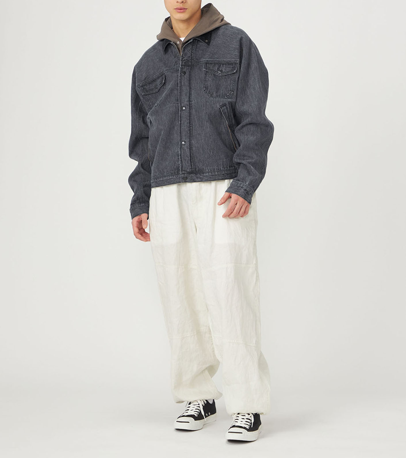 nanamica / Linen Cotton Denim Field Jacket