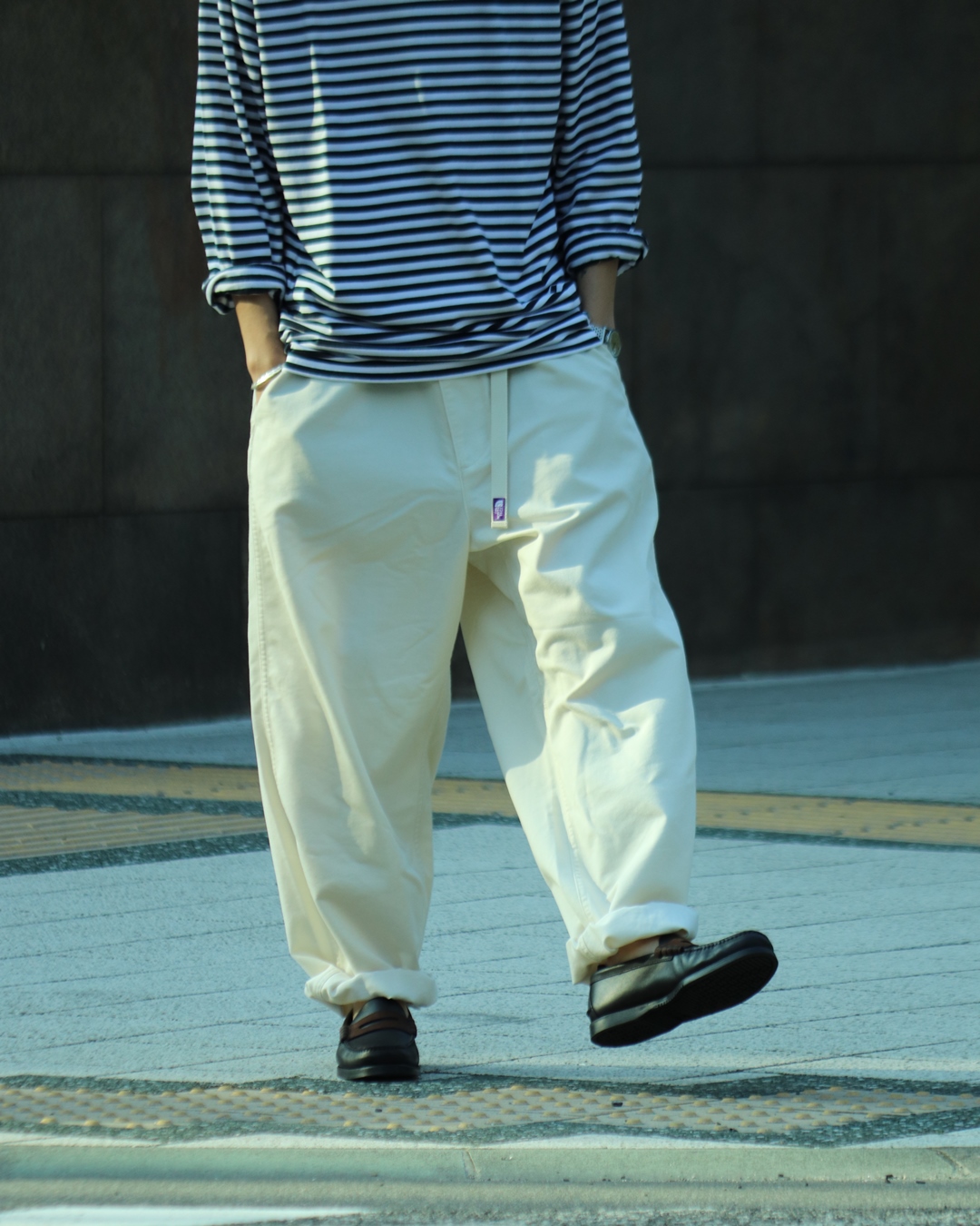 the north face purple label stretch twill wide pants
