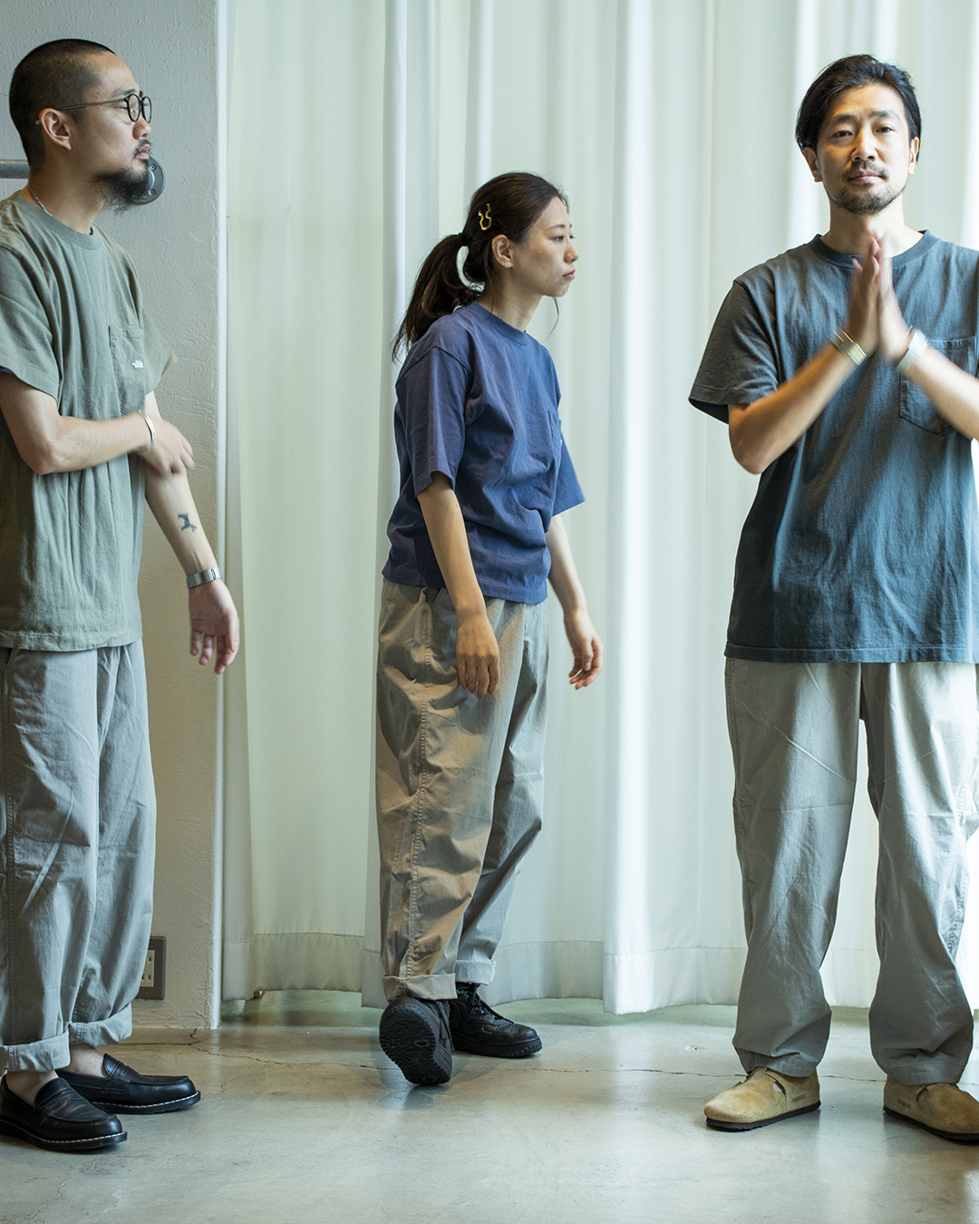 Nanamica The North Face Purple Label 7oz H S Pocket Tee And Ripstop Shirred Waist Pants Nanamica The North Face Purple Label 7oz H S Pocket Tee And Ripstop Shirred Waist Pants