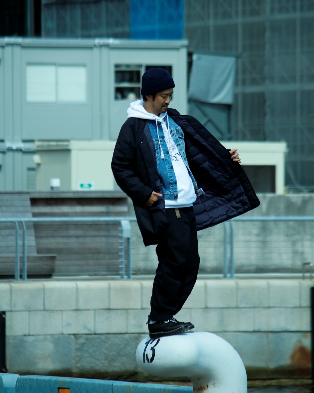 Nanamica Down Pea Coat 2025 | bastondeoro.com