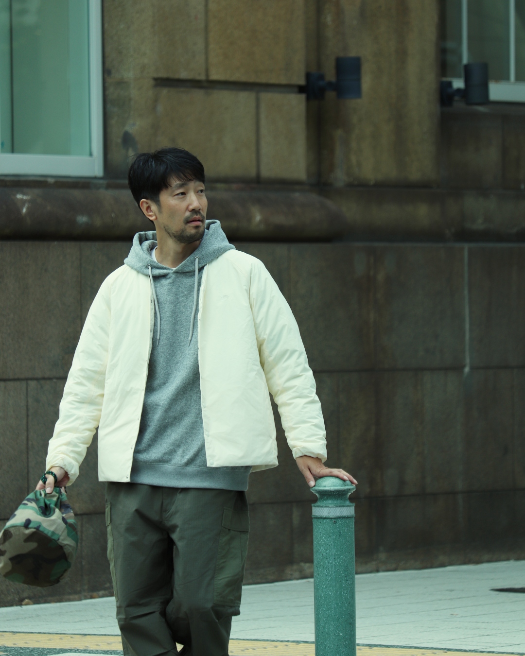 the north face purple label down cardigan