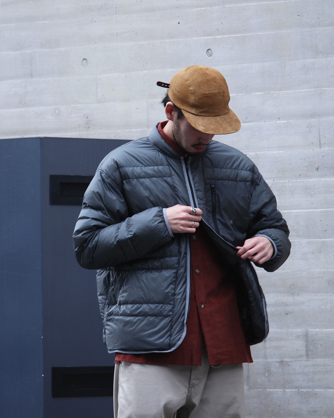 north face purple label down jacket