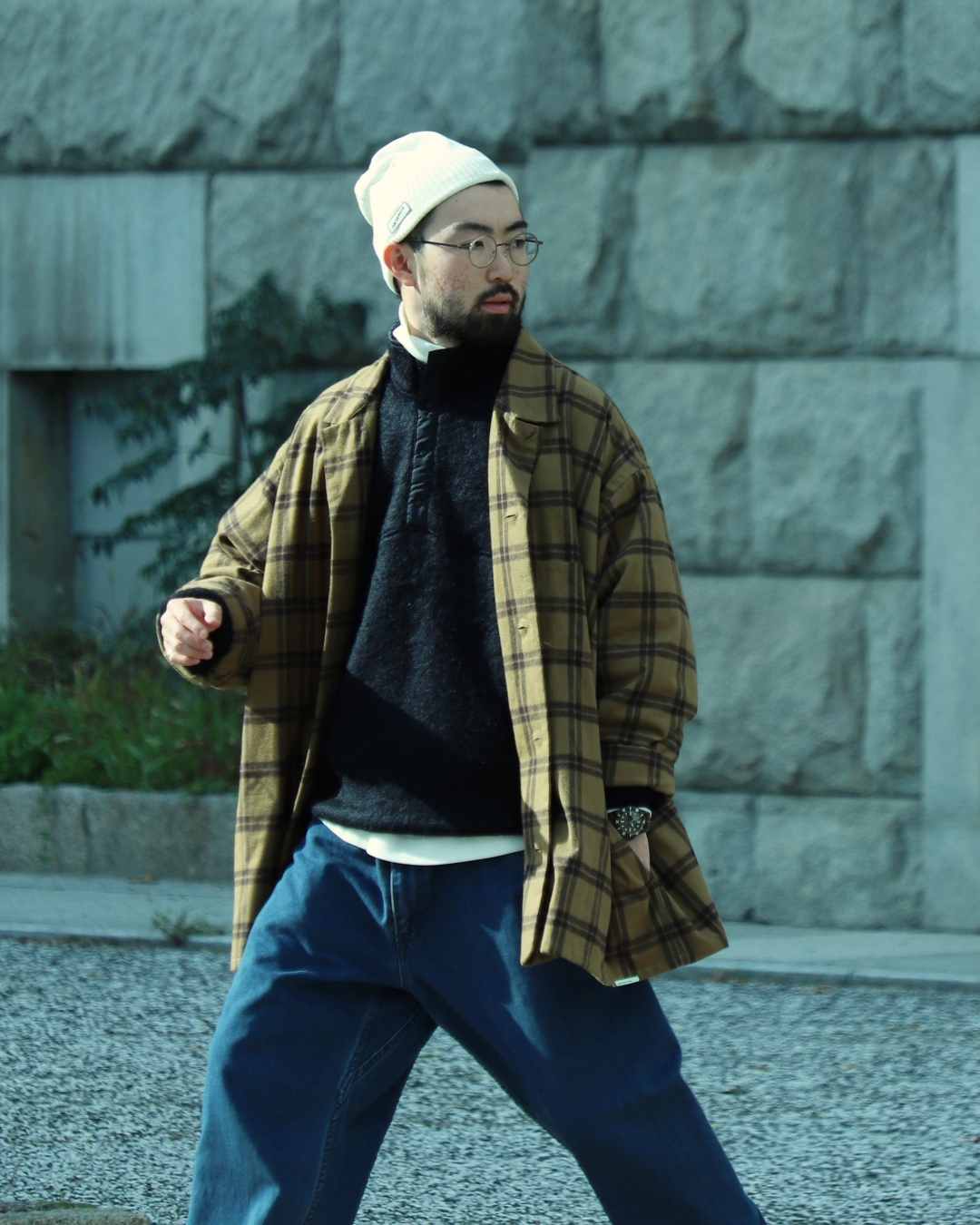 comme des garcons skirt pants