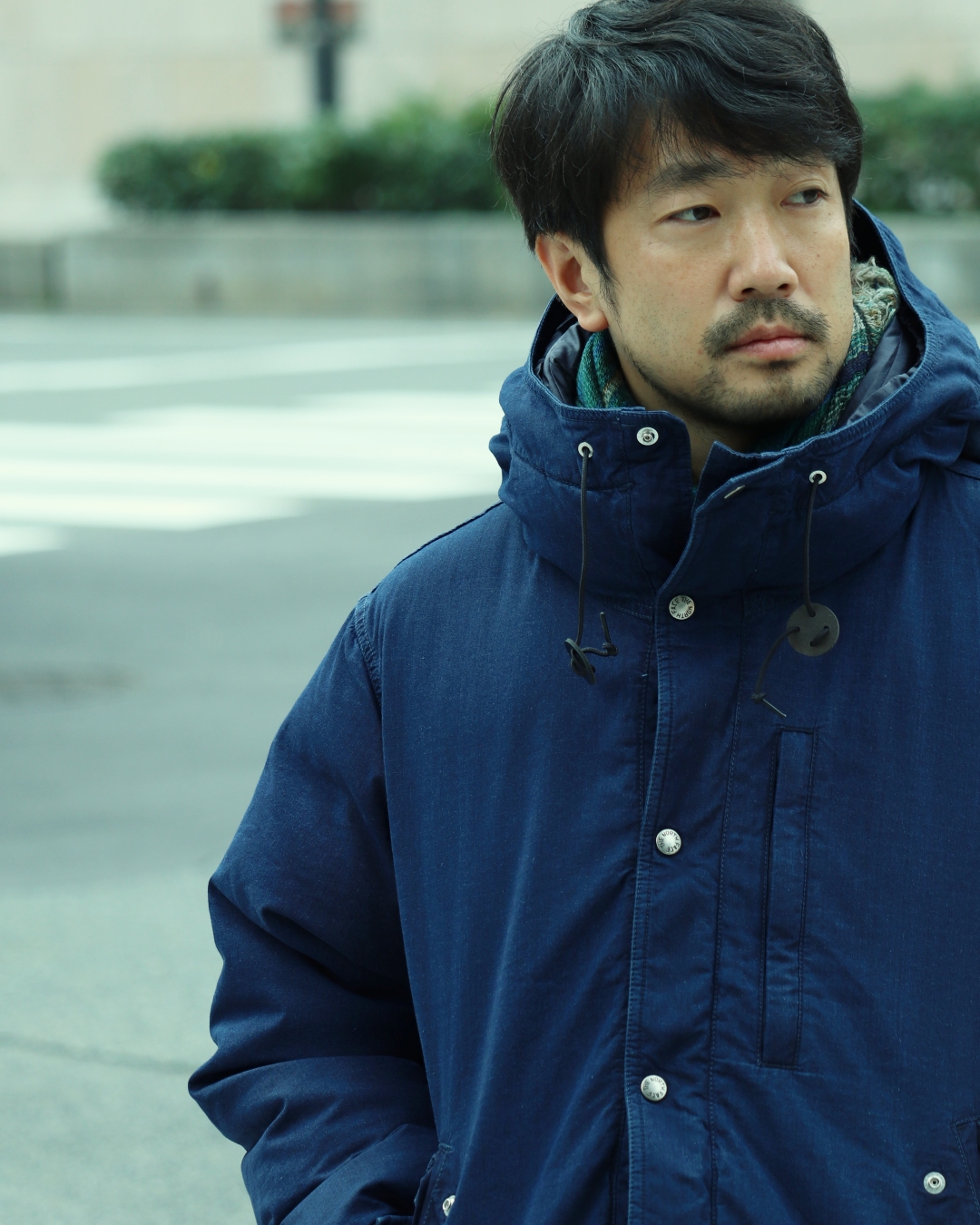 indigo mountain wind parka